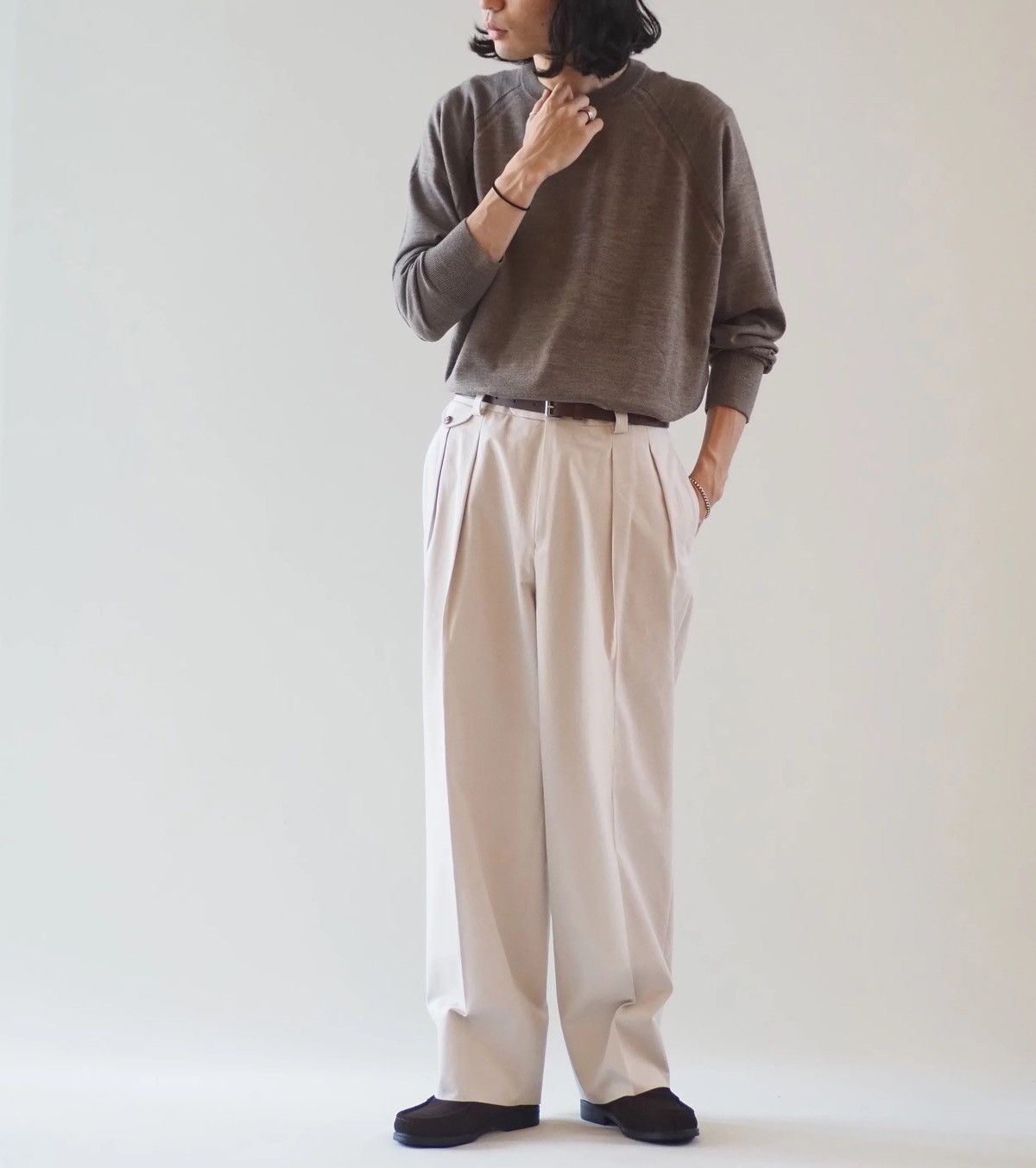 MAATEE & SONS AMERICAN TROUSER "LAURENCE" BAGGY CLOTH Size US 32 / EU 48 - 2 Thumbnail