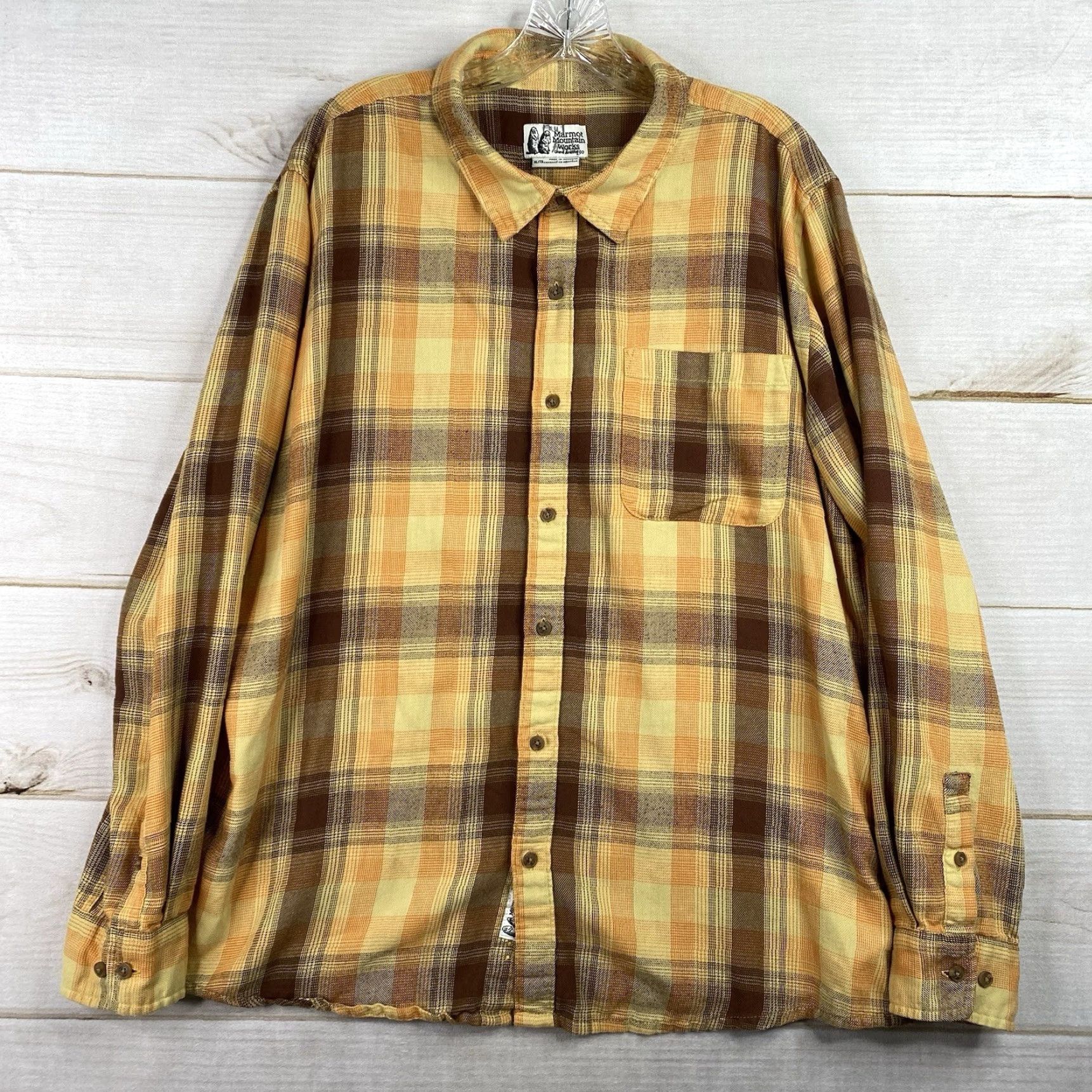 Marmot Marmot Shirt Mens XL Flannel Plaid Button-Up Casual Outdoor Modern Size US XL / EU 56 / 4 - 2 Thumbnail