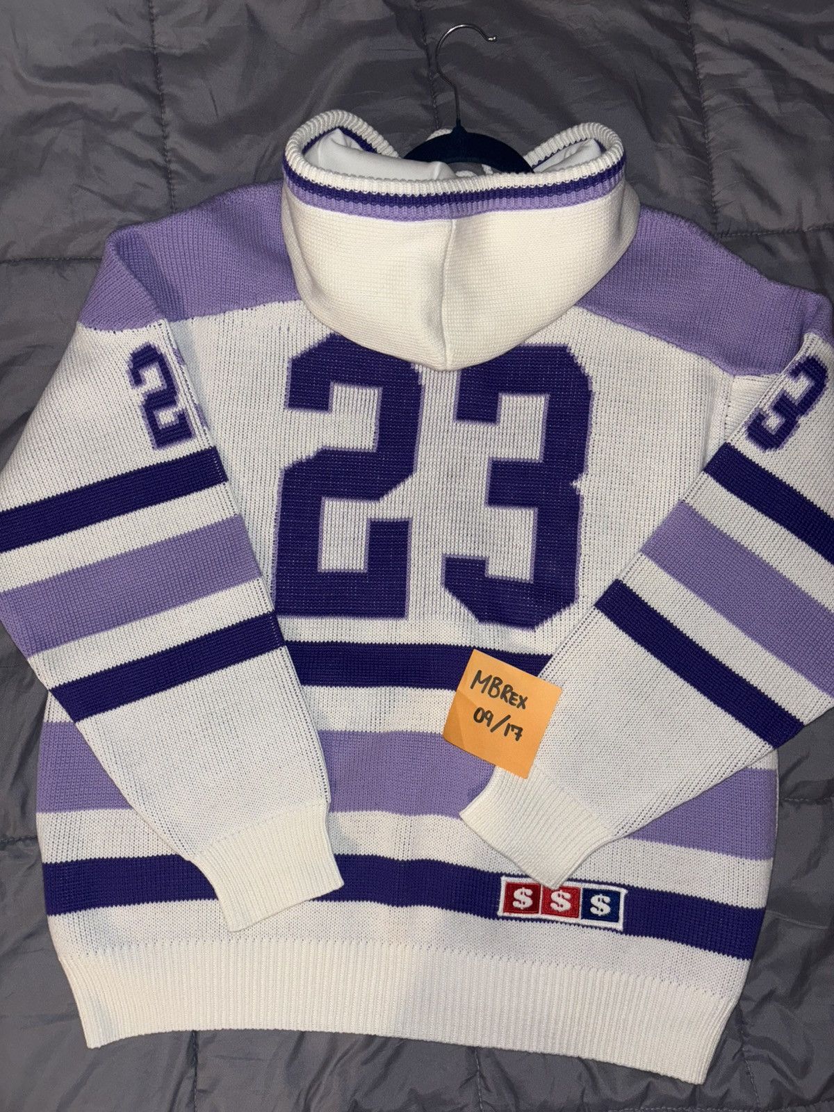 Supreme Rare Supreme FW23 Varsity Knit Hoodie Medium Size US M / EU 48-50 / 2 - 3 Thumbnail