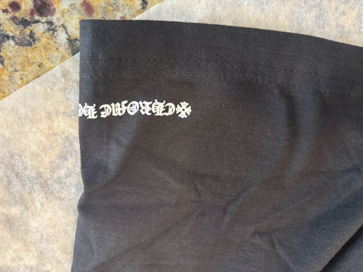 Chrome Hearts Chrome Hearts Scroll Logo Black Tee Size US L / EU 52-54 / 3 - 5 Thumbnail