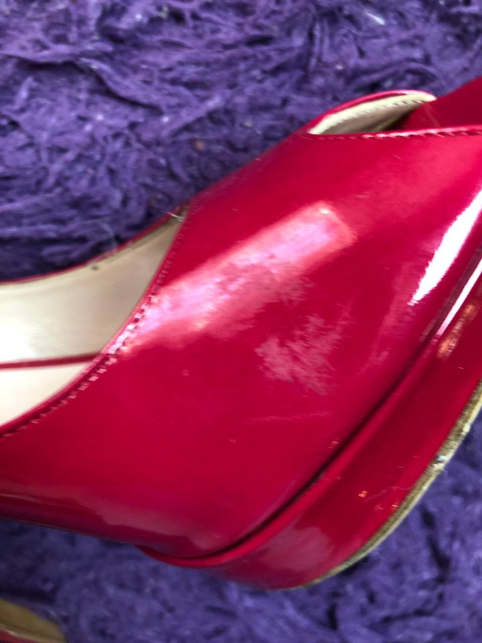 Christian Dior Monsieur Christian Dior Patent Leather Platform Slingback Pump Heels Size US 7 / IT 37 - 21 Thumbnail