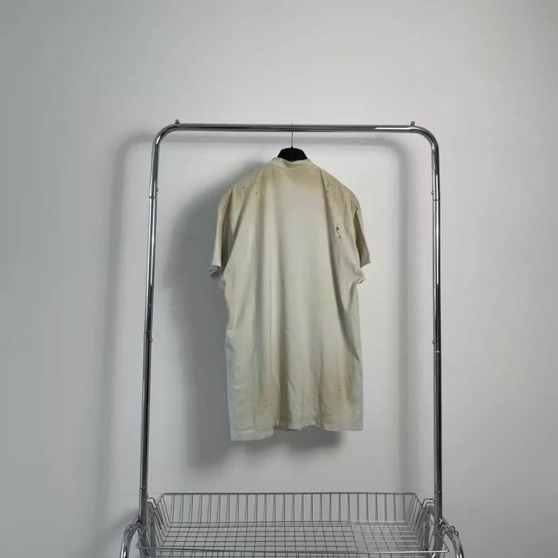 Balenciaga Balenciaga Embroidered short sleeves with holes dyed in cl Size US L / EU 52-54 / 3 - 2 Thumbnail
