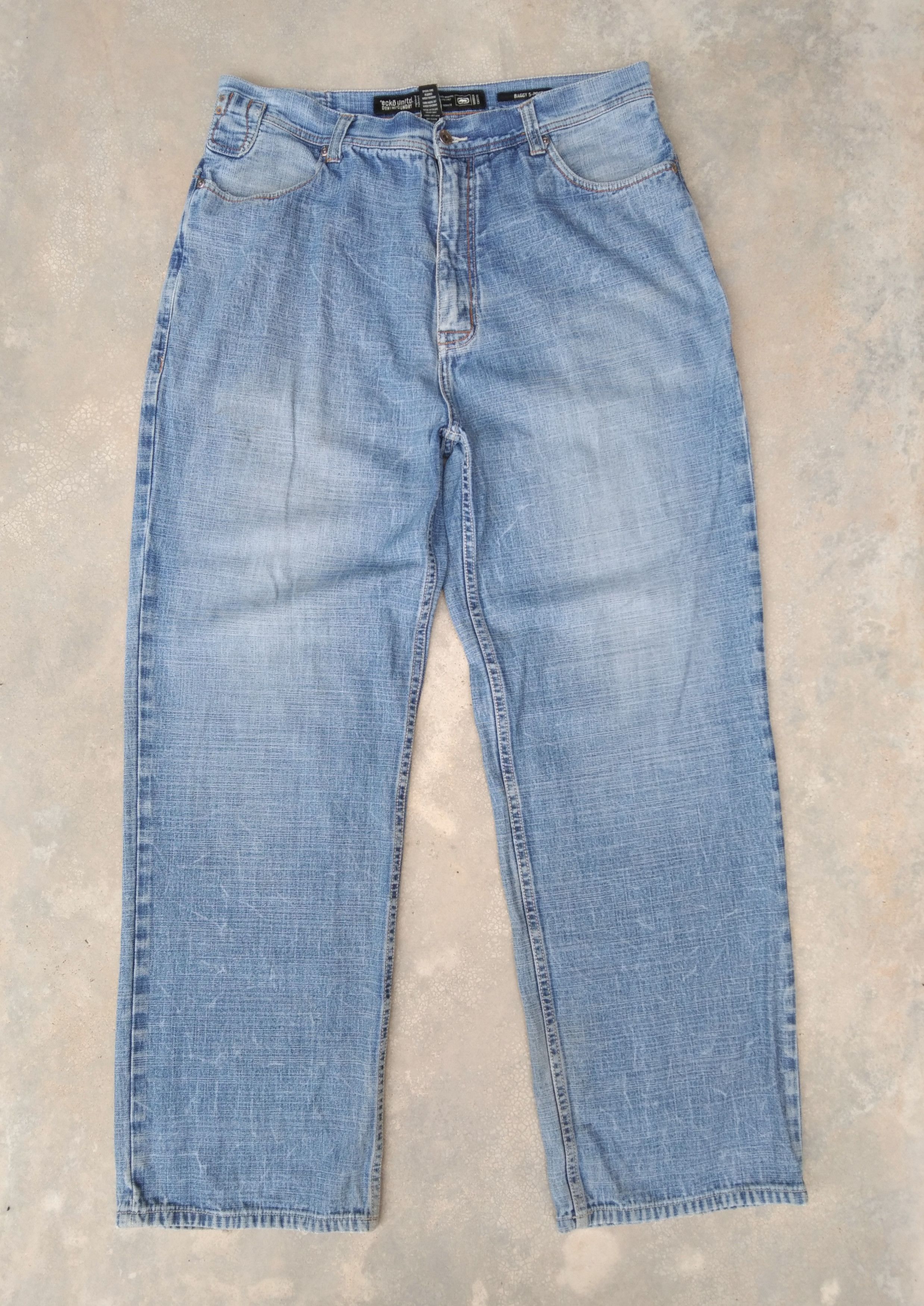 Ecko Unltd. Vintage 5 Pocket Ecko Unltd. Baggy Jeans 36x32 Size US 36 / EU 52 - 1 Thumbnail
