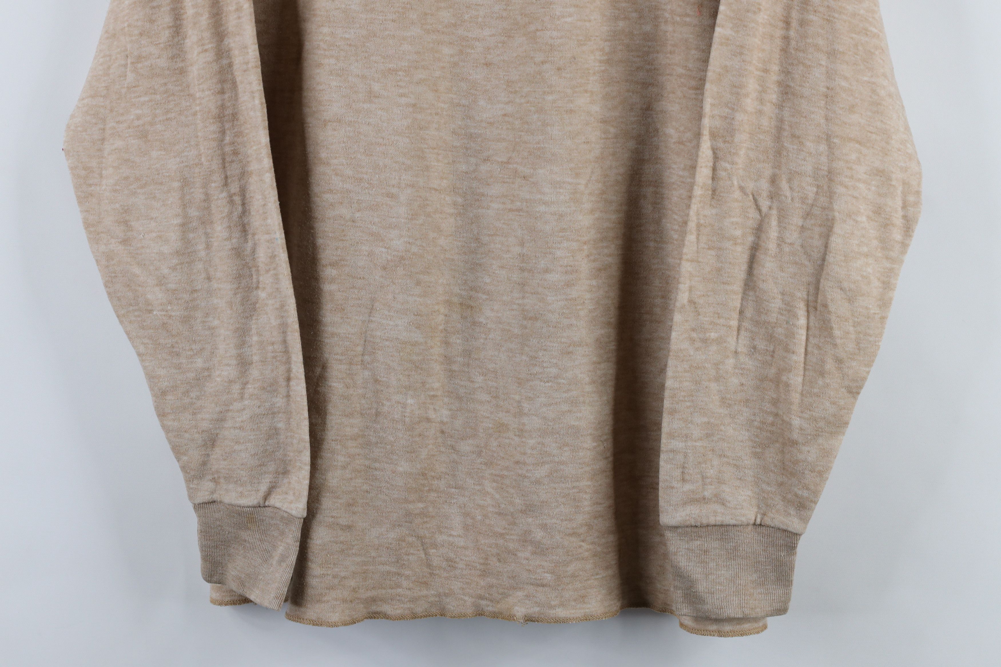 Vintage Vintage 90s Streetwear Thermal Knit Long Sleeve T-Shirt USA Size US L / EU 52-54 / 3 - 3 Thumbnail