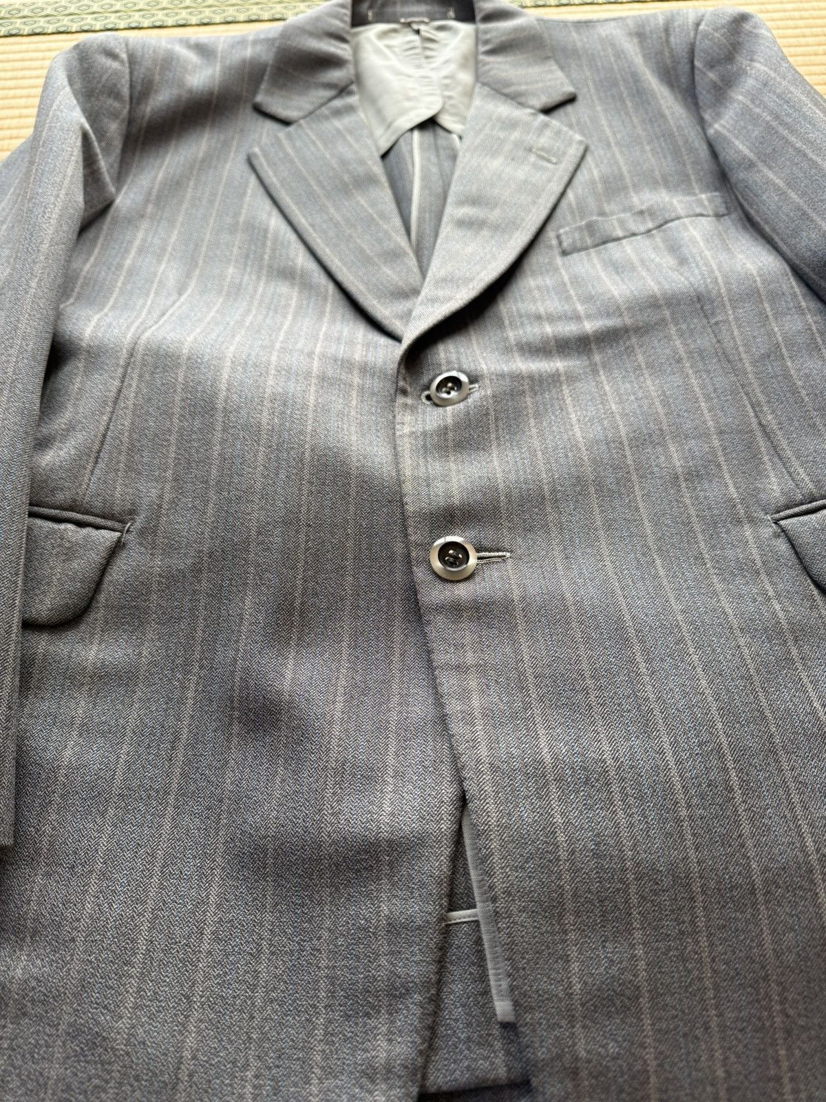 Other Mossy Blue New Wool Japanese Vintage Suit Set Size 40R - 7 Thumbnail