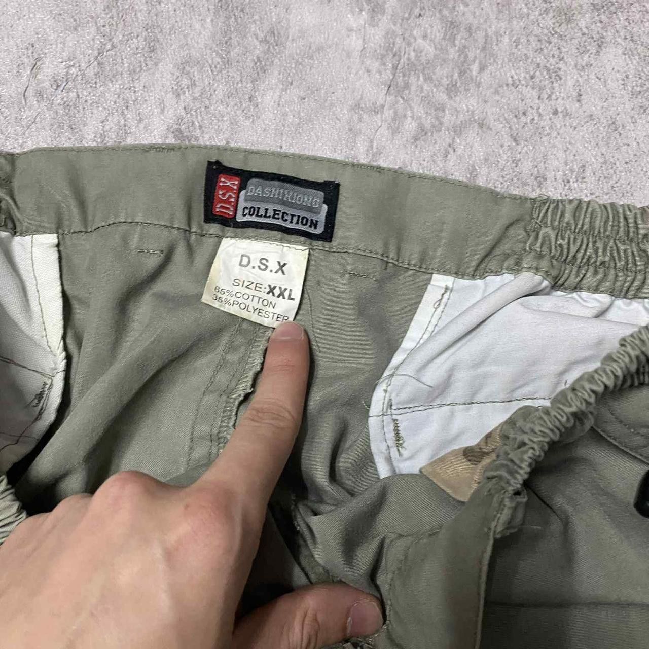 Other Khaki cargo shorts with adjustable waist #techwear #gorpcore Size US 36 / EU 52 - 5 Thumbnail