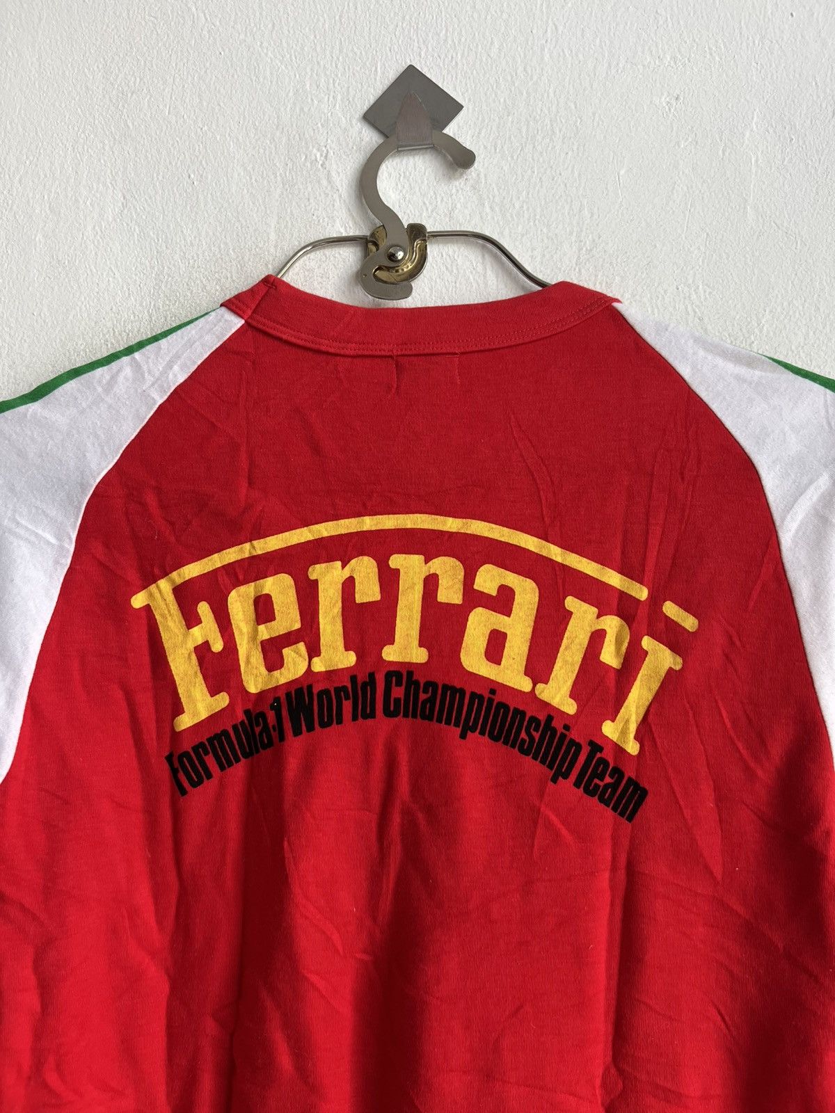 Ferrari 1970s Vintage Ferrari F-1 World Championship Team Raglan Tee Size US S / EU 44-46 / 1 - 6 Thumbnail