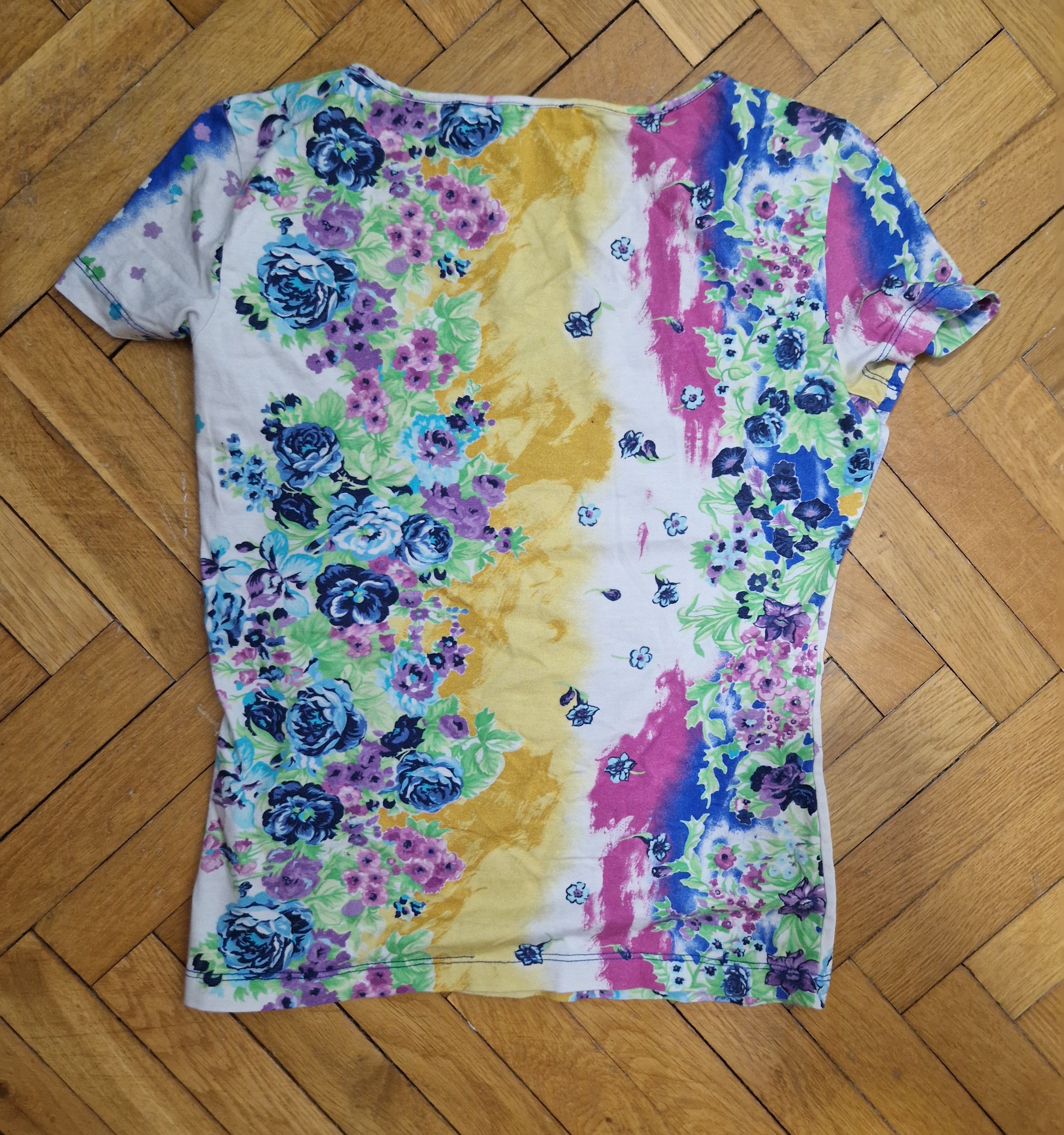 Versace × Versace Jeans Couture Versace vintage floral top Size S / US 4 / IT 40 - 4 Thumbnail