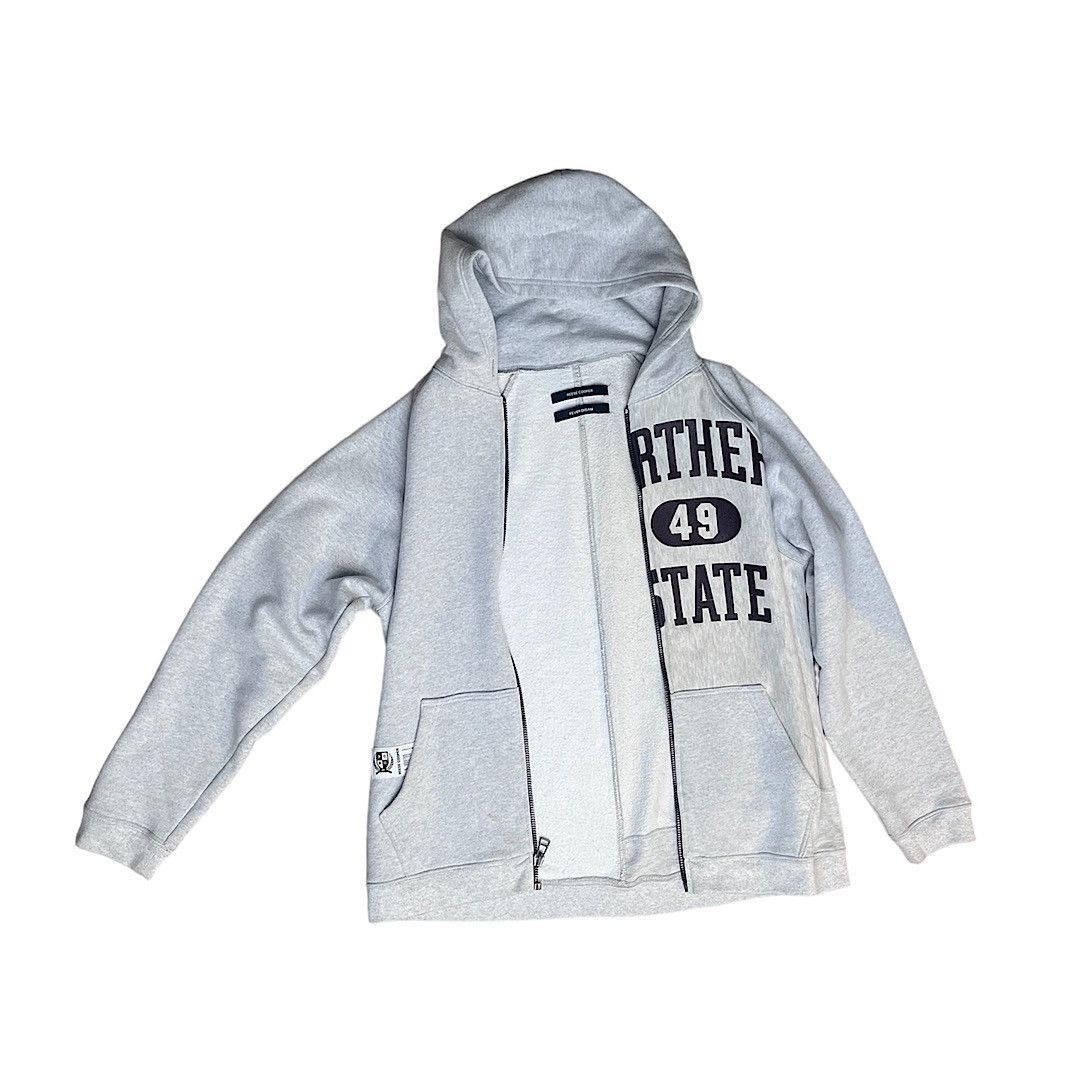 Reese Cooper Reconstructed Vintage Champion Zip-up Hooded Sweatshirt Size US M / EU 48-50 / 2 - 3 Thumbnail