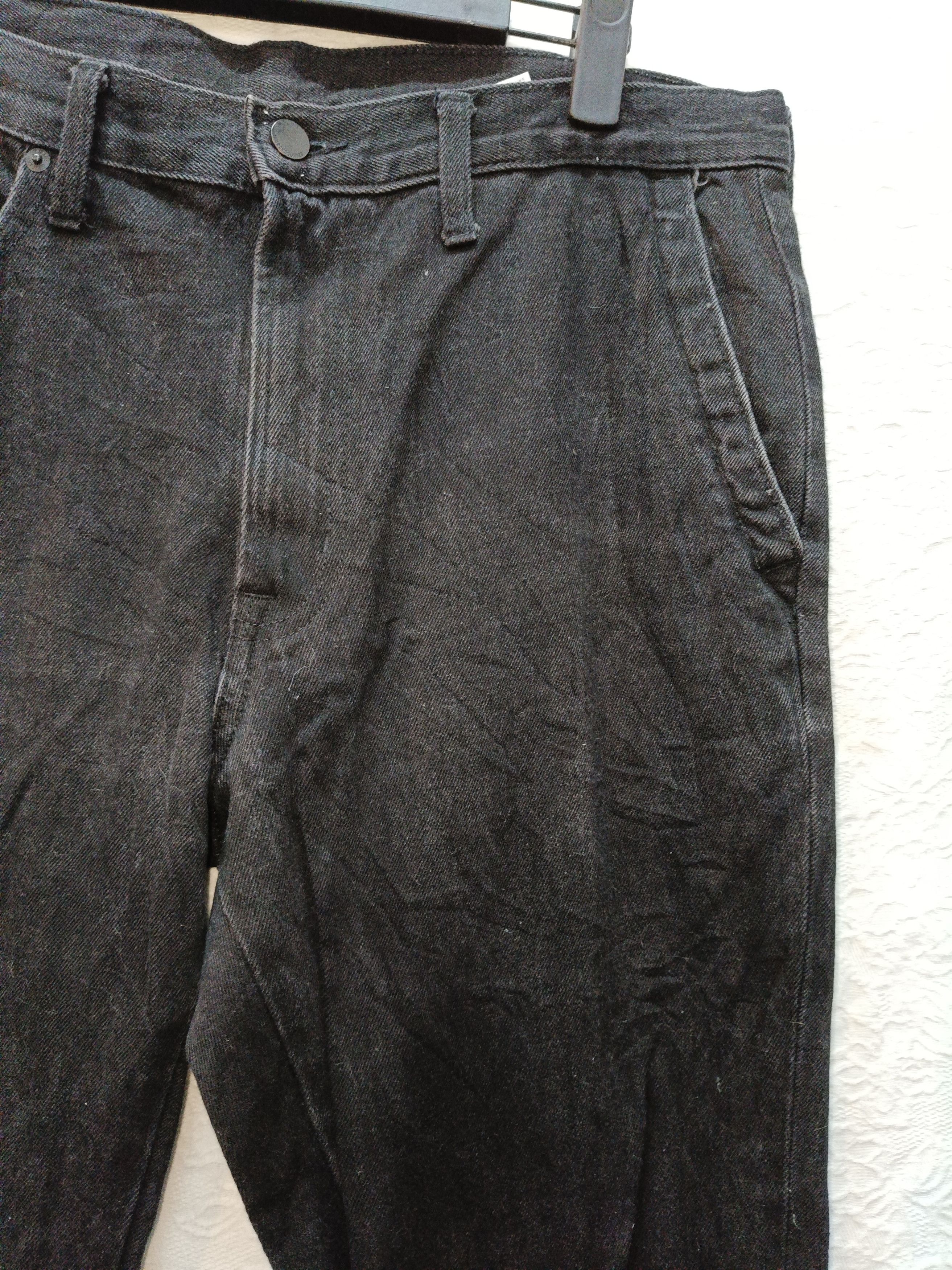 GU × Maison MIHARA YASUHIRO Mihara Yasuhiro slim fit black denim pants Size US 34 / EU 50 - 6 Thumbnail
