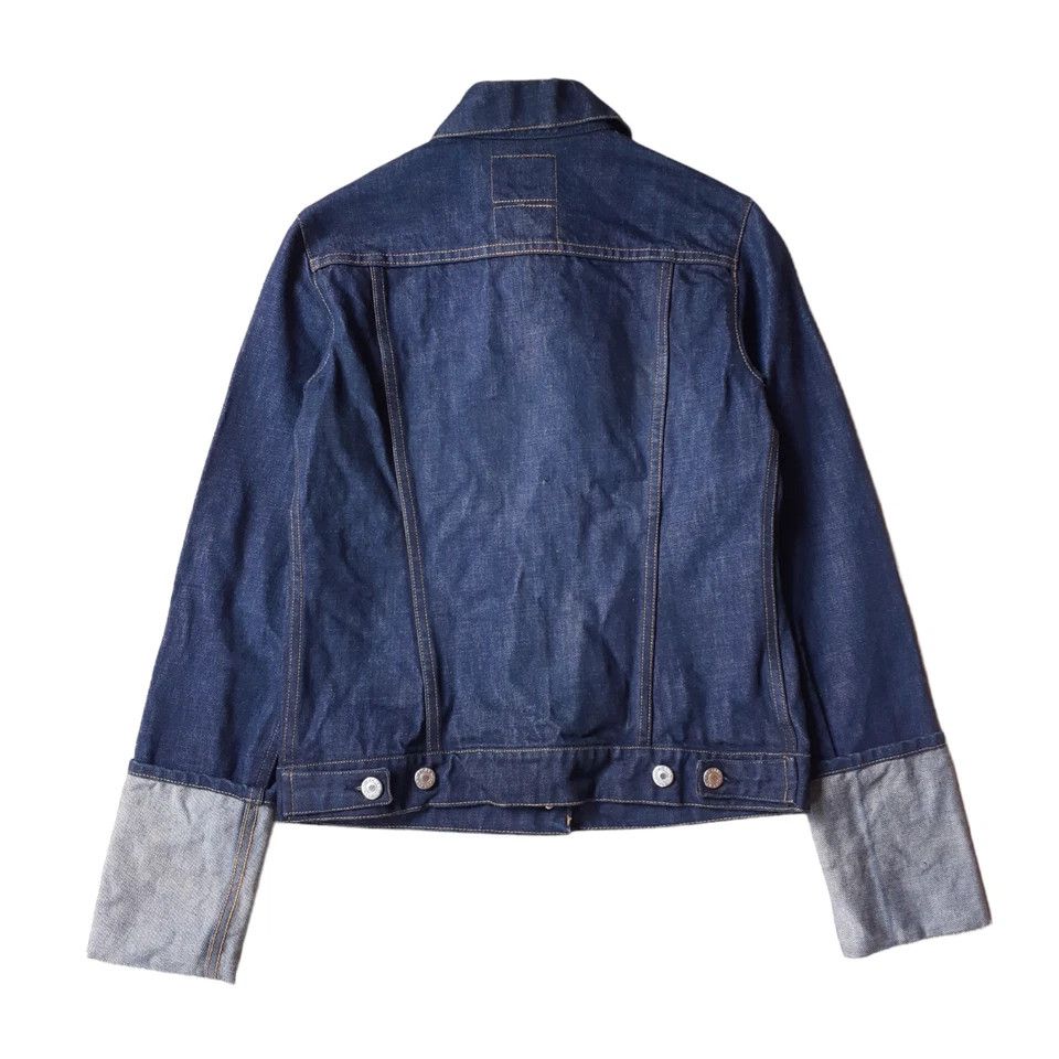 Helmut Lang HELMUT LANG 1999 Folded Sleeves Denim Jacket Women Size XS / US 0-2 / IT 36-38 - 5 Thumbnail