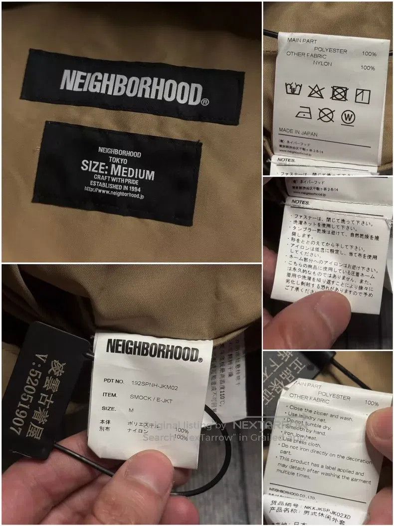 Neighborhood Neighborhood SMOCK 19AW Tech Fabric Nylon Four-Pocket Jack Size US M / EU 48-50 / 2 - 6 Thumbnail