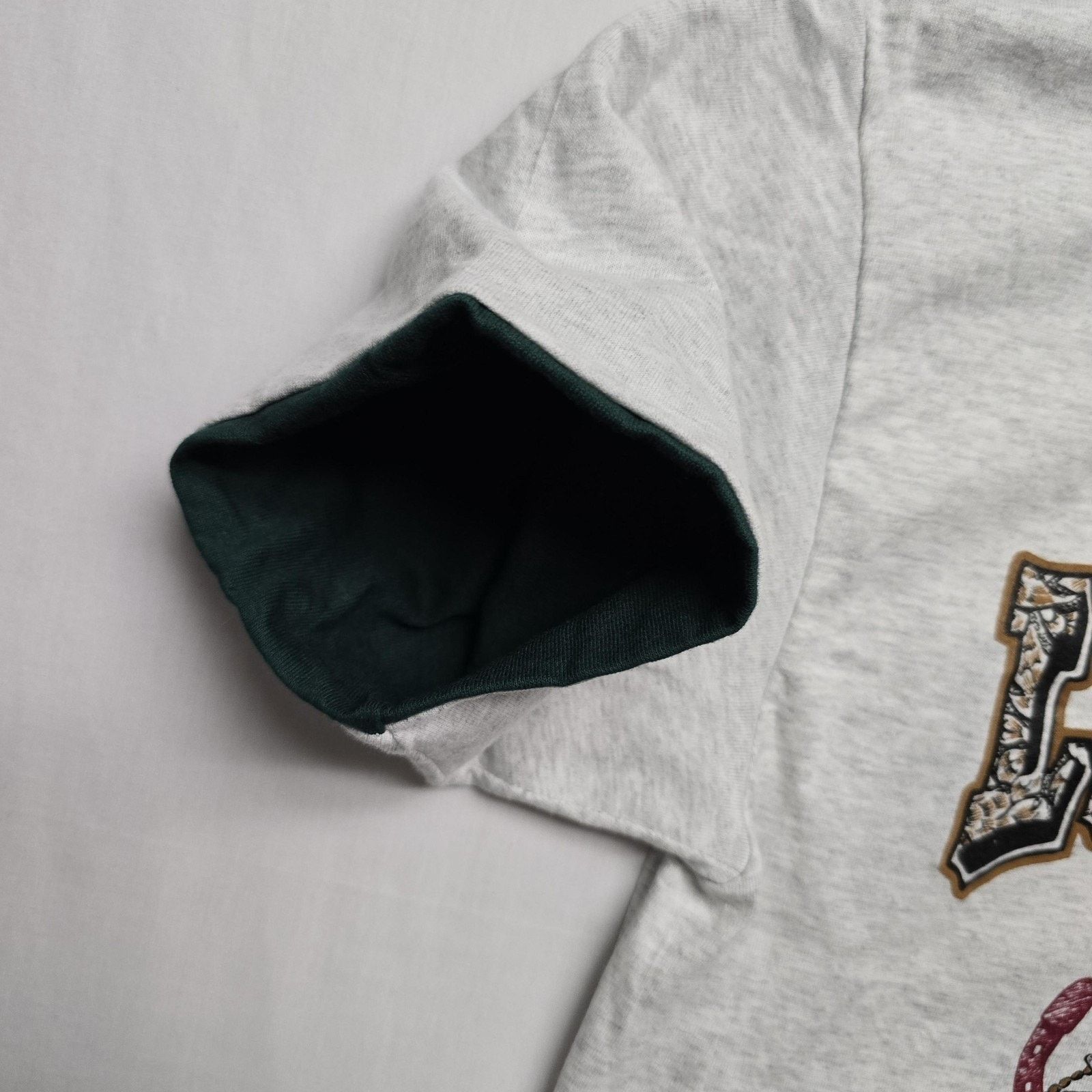 Vintage Vintage Las Vegas Jackson Hole Medium Gray Ringer Tee 90s Size US M / EU 48-50 / 2 - 4 Thumbnail