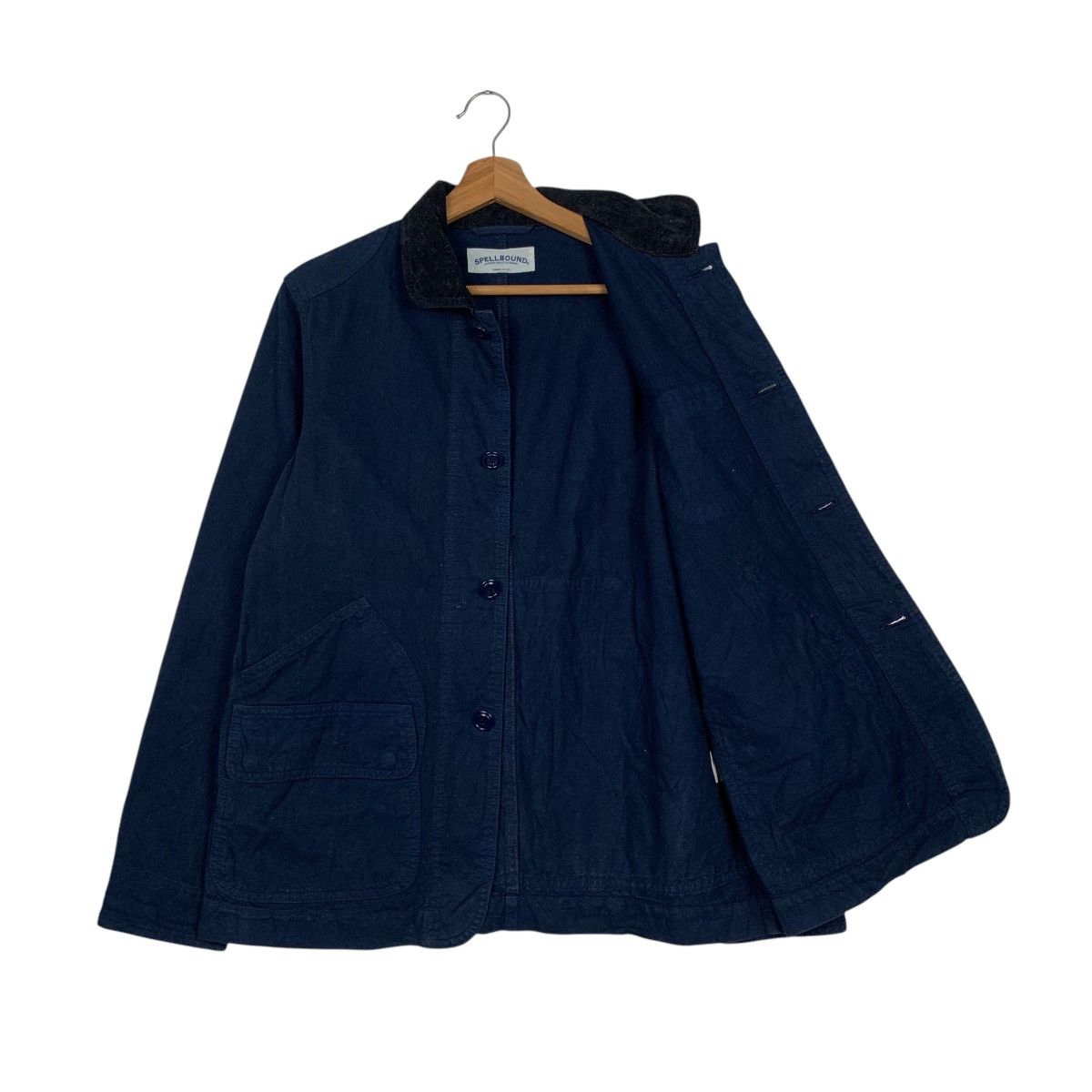 Japanese Brand SPELLBOUND Work Chore Jacket Barn Jacket #1860-C81 Size US M / EU 48-50 / 2 - 9 Thumbnail