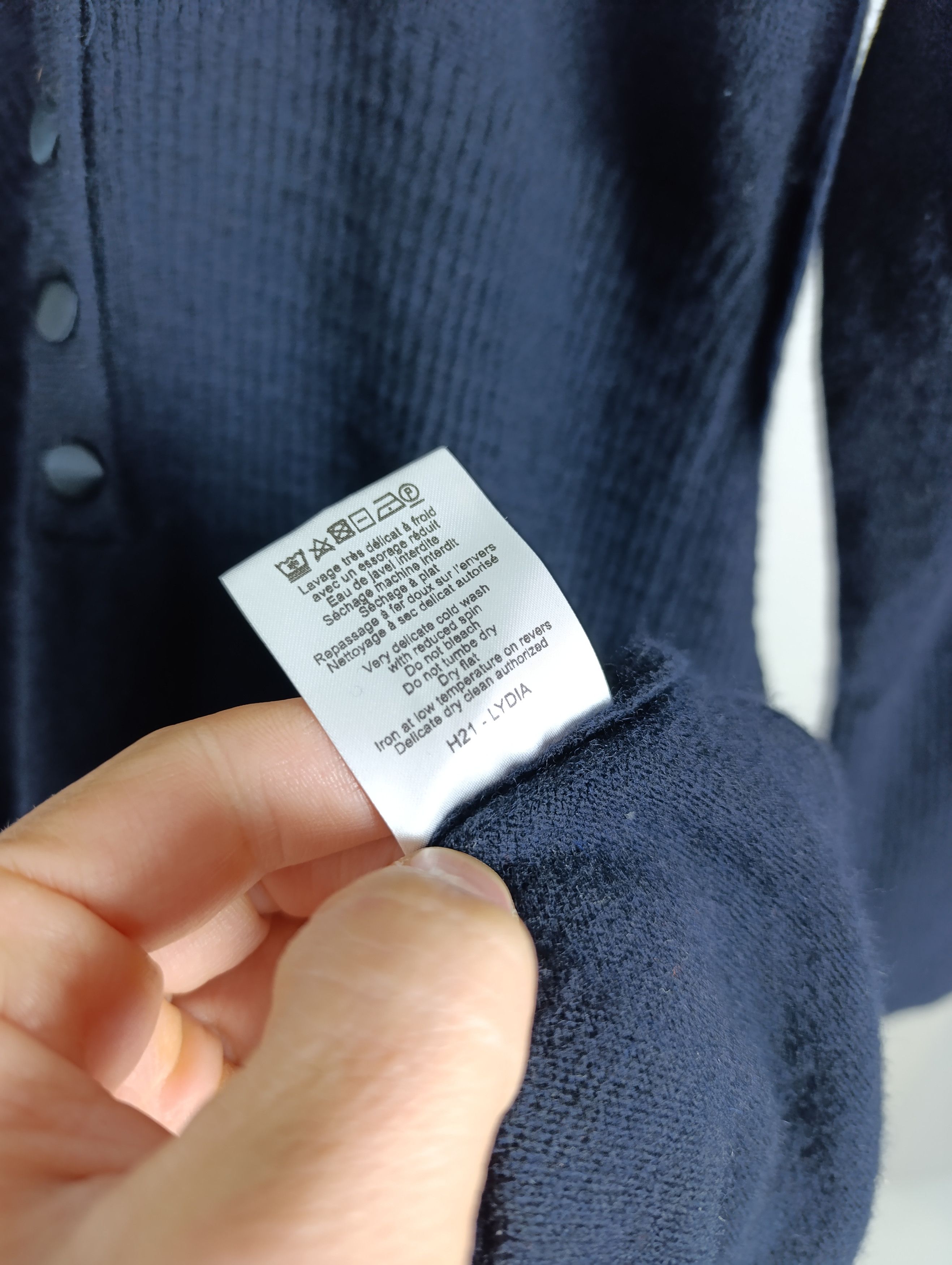 Rouje ROUJE MID-LENGTH WOOL DRESS BLUE Size XS / US 0-2 / IT 36-38 - 9 Thumbnail