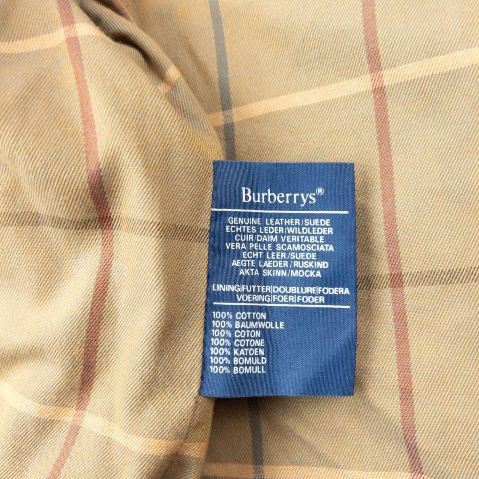 Burberry Vintage 90s Burberry Suede Bomber Jacket Size S Size US S / EU 44-46 / 1 - 5 Thumbnail