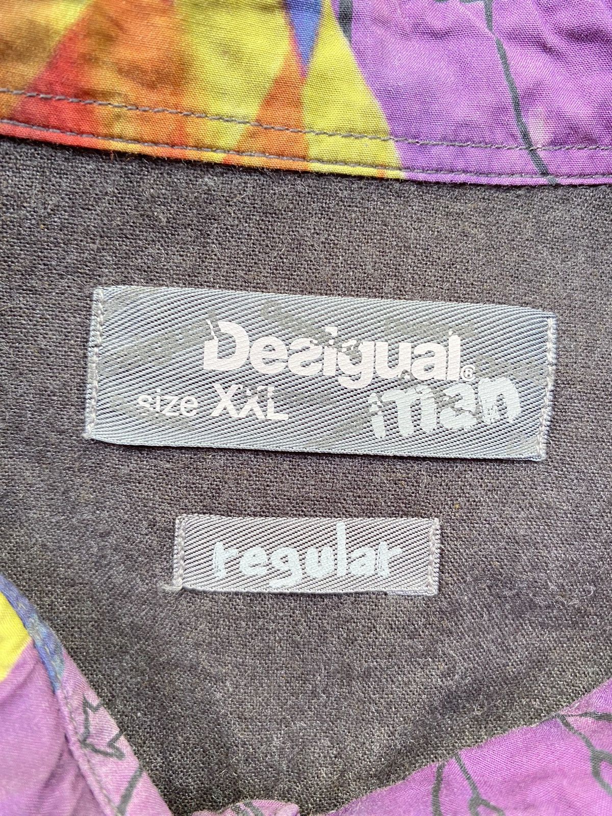Desigual Desigual man GLOBO printed shirt Size US XXL / EU 58 / 5 - 3 Thumbnail