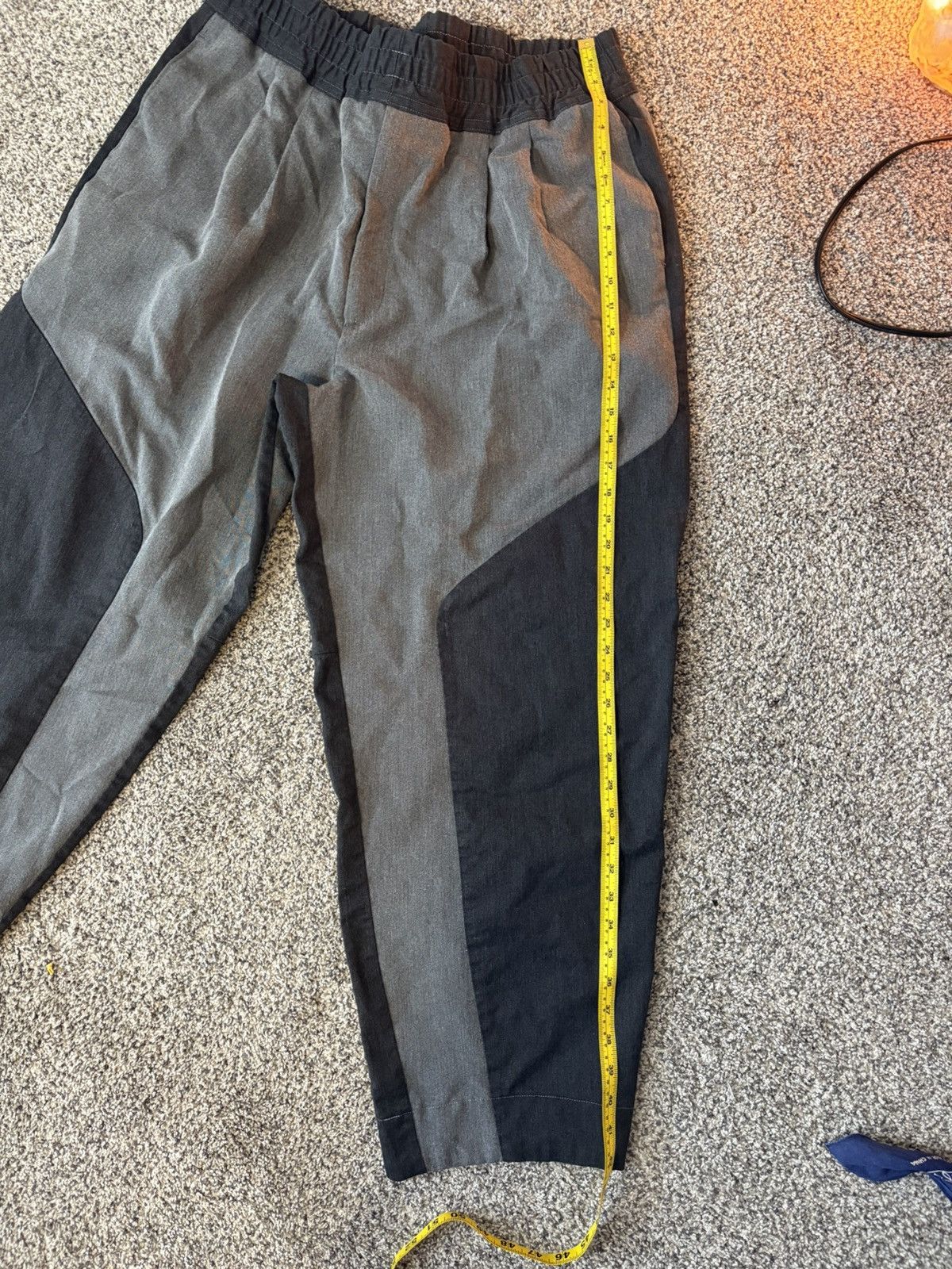 Other Reclaimed Material Grey Colorblock Trousers Size US 36 / EU 52 - 5 Thumbnail