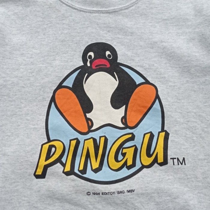 Fruit Of The Loom × Vintage 90s PINGU 1994 crewneck sweater cartoon Size US L / EU 52-54 / 3 - 2 Thumbnail
