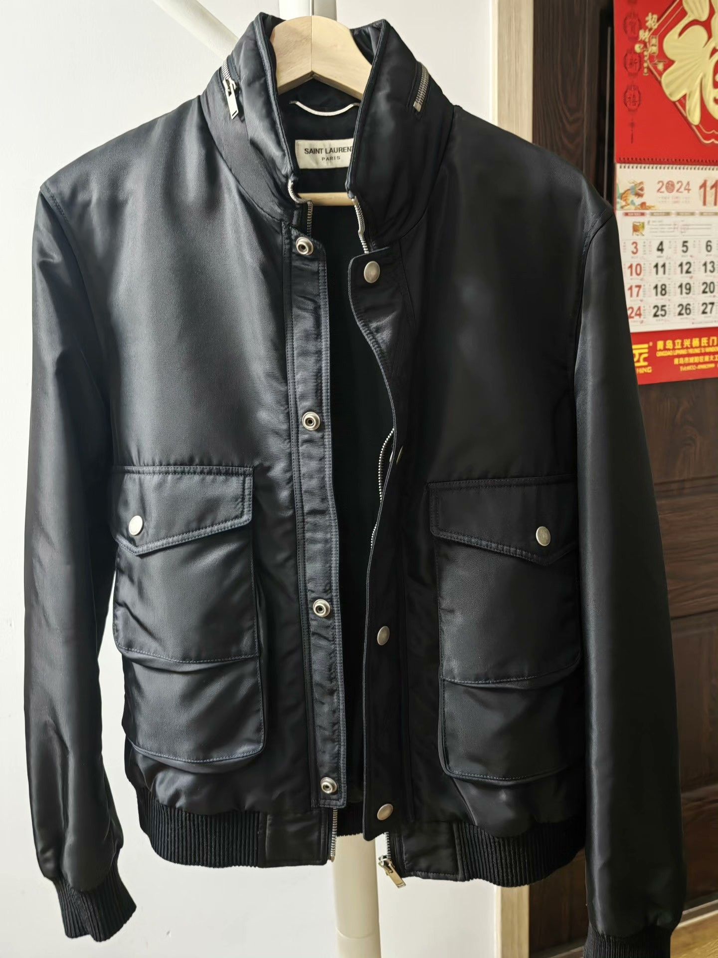 Saint Laurent Paris Saint Laurent Multi-Pocket Military Jacket Size US S / EU 44-46 / 1 - 1 Thumbnail