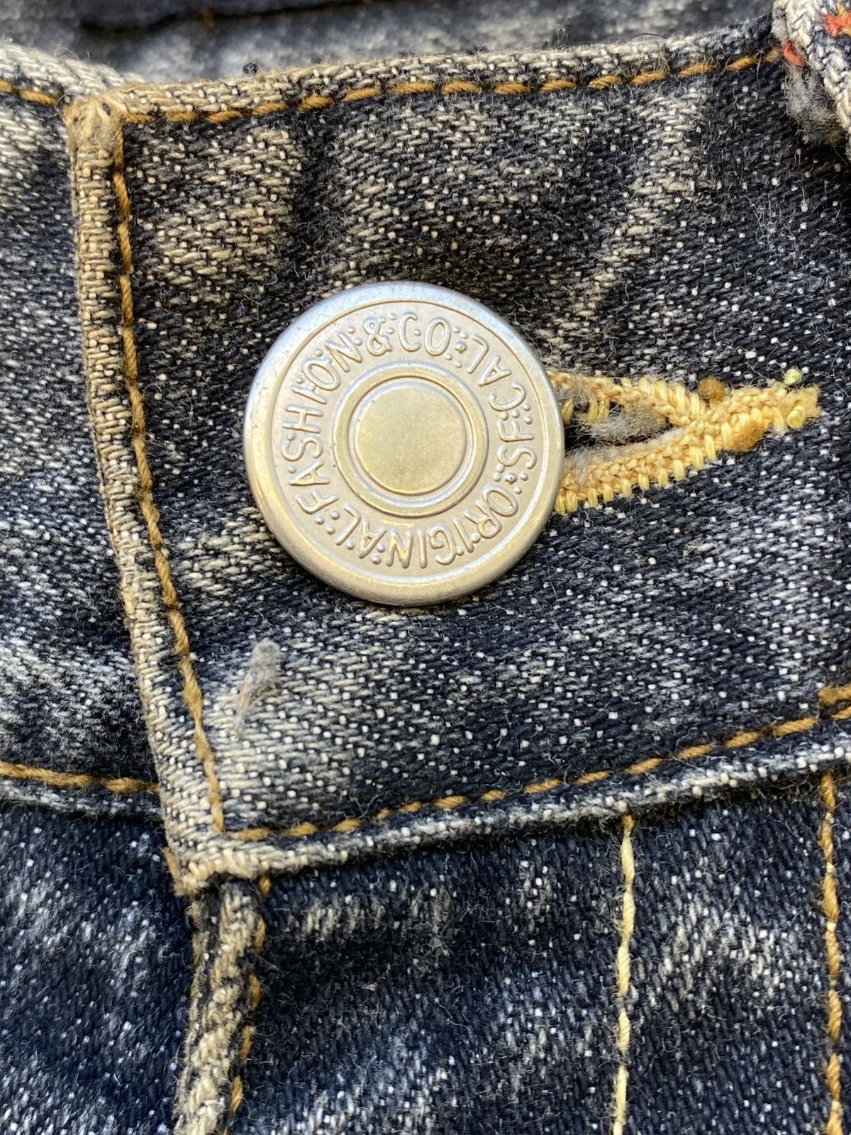 Hysteric Glamour × If Six Was Nine × Vanquish Vanquish Destroyed Distressed Washed Black Ring Jean Size 28" / US 6 / IT 42 - 11 Thumbnail