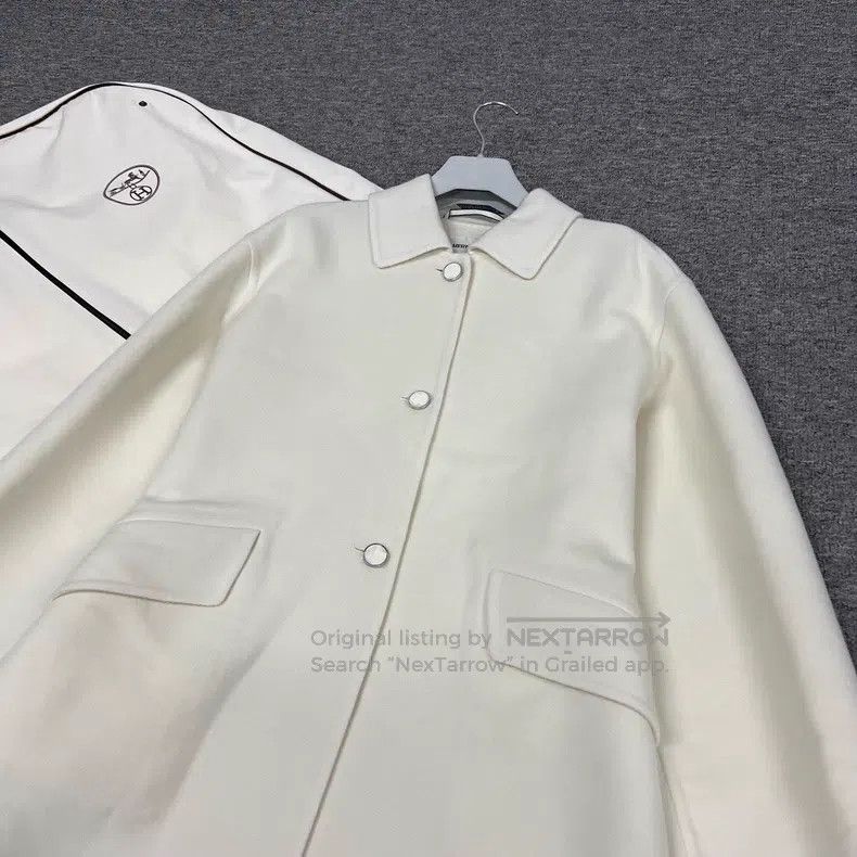 Hermes Hermes Equestrian Three-Button Notched Lapel Coat Size S / US 4 / IT 40 - 4 Thumbnail