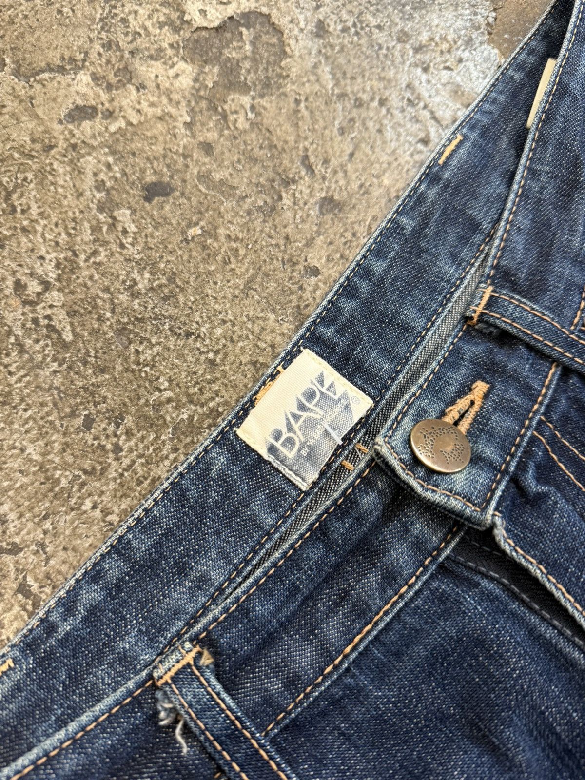 Bape Bape Raw Blue Japanese Denim Size US 30 / EU 46 - 3 Thumbnail