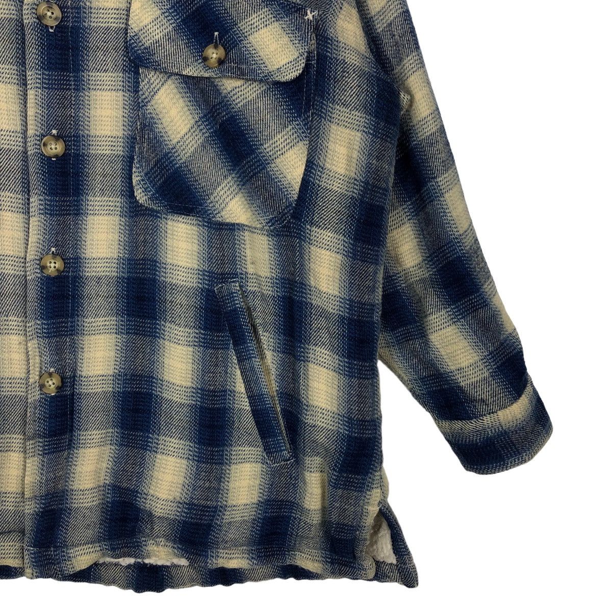 BEAUTY&YOUTH 🔥90’s Vintage Flannel Jacket Tartan Design Uniqlo Japan Size US M / EU 48-50 / 2 - 5 Thumbnail