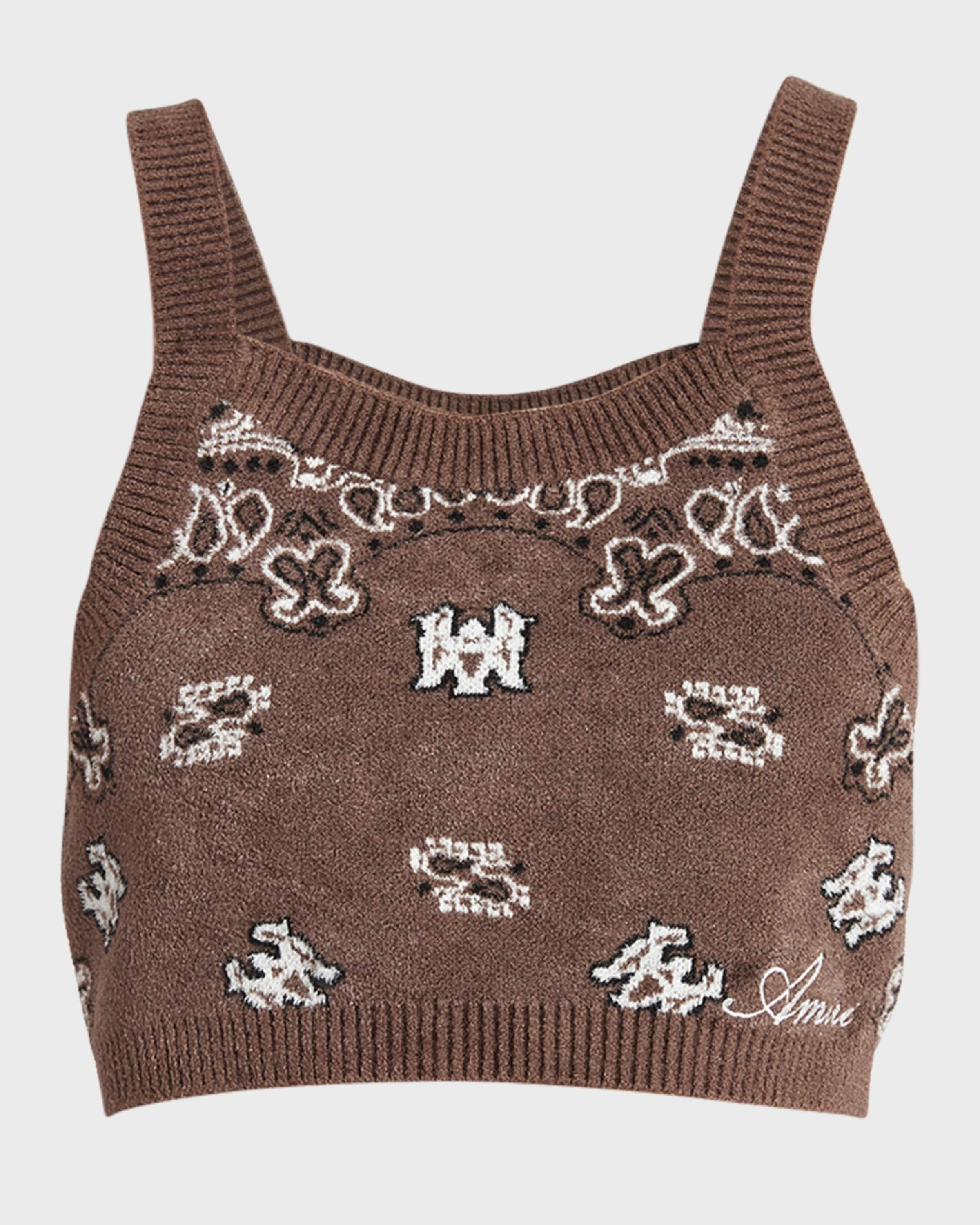 Amiri o1y0425 Tank Top in Brown Size S / US 4 / IT 40 - 1 Thumbnail