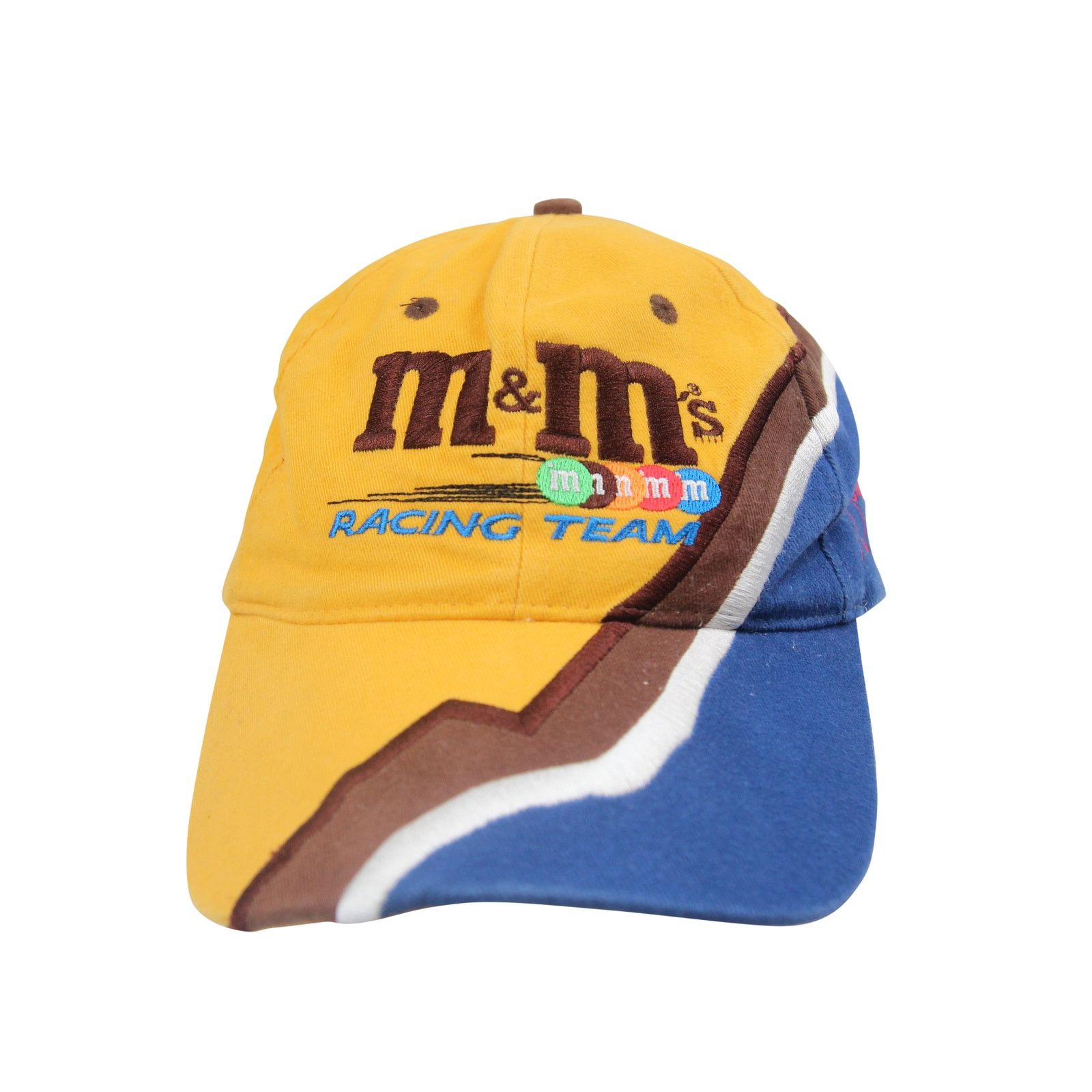 Chase Authentics × NASCAR Vintage Chase Authentics M&Ms Racing Team Split Hat Size ONE SIZE - 2 Thumbnail