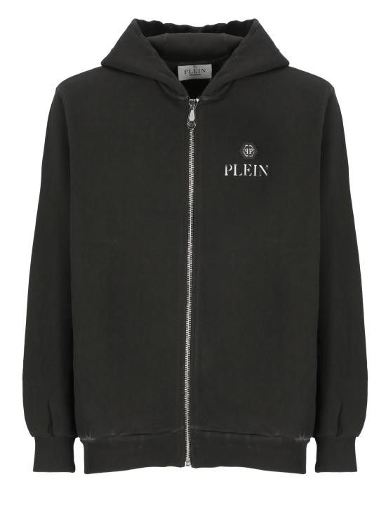 Philipp Plein PHILIPP PLEIN Men Hoodies PAECMJB3685 PTE003N02 Black Size US M / EU 48-50 / 2 - 1 Thumbnail