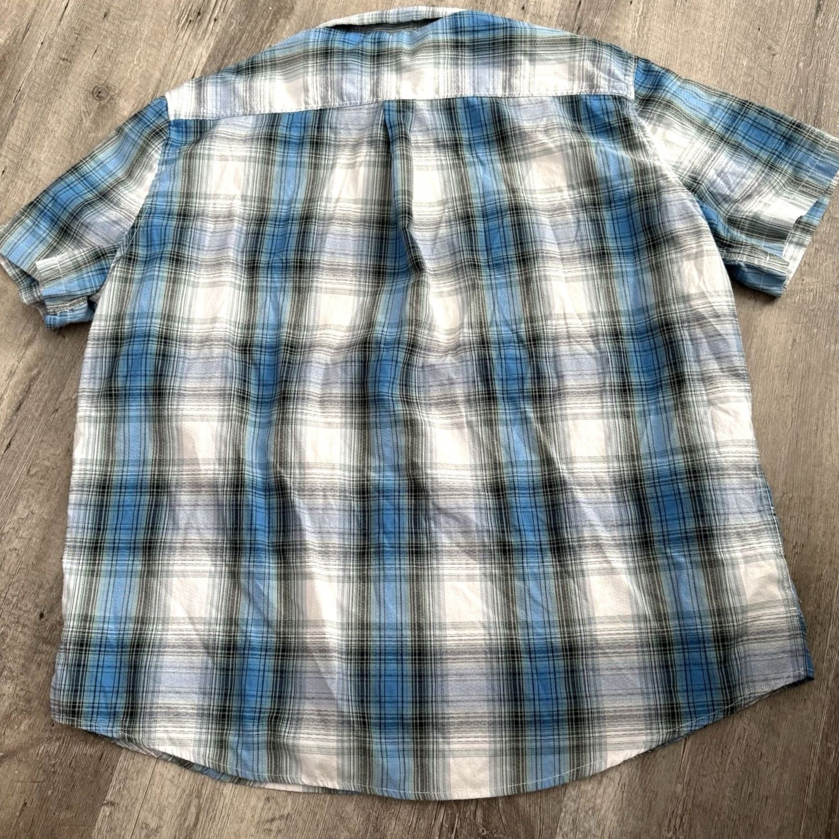 Eddie Bauer VINTAGE: No Eddie Bauer Shirt Mens 2XL Blue Plaid Outdoors Vented Button Up Fishing S/S Size US XXL / EU 58 / 5 - 5 Thumbnail