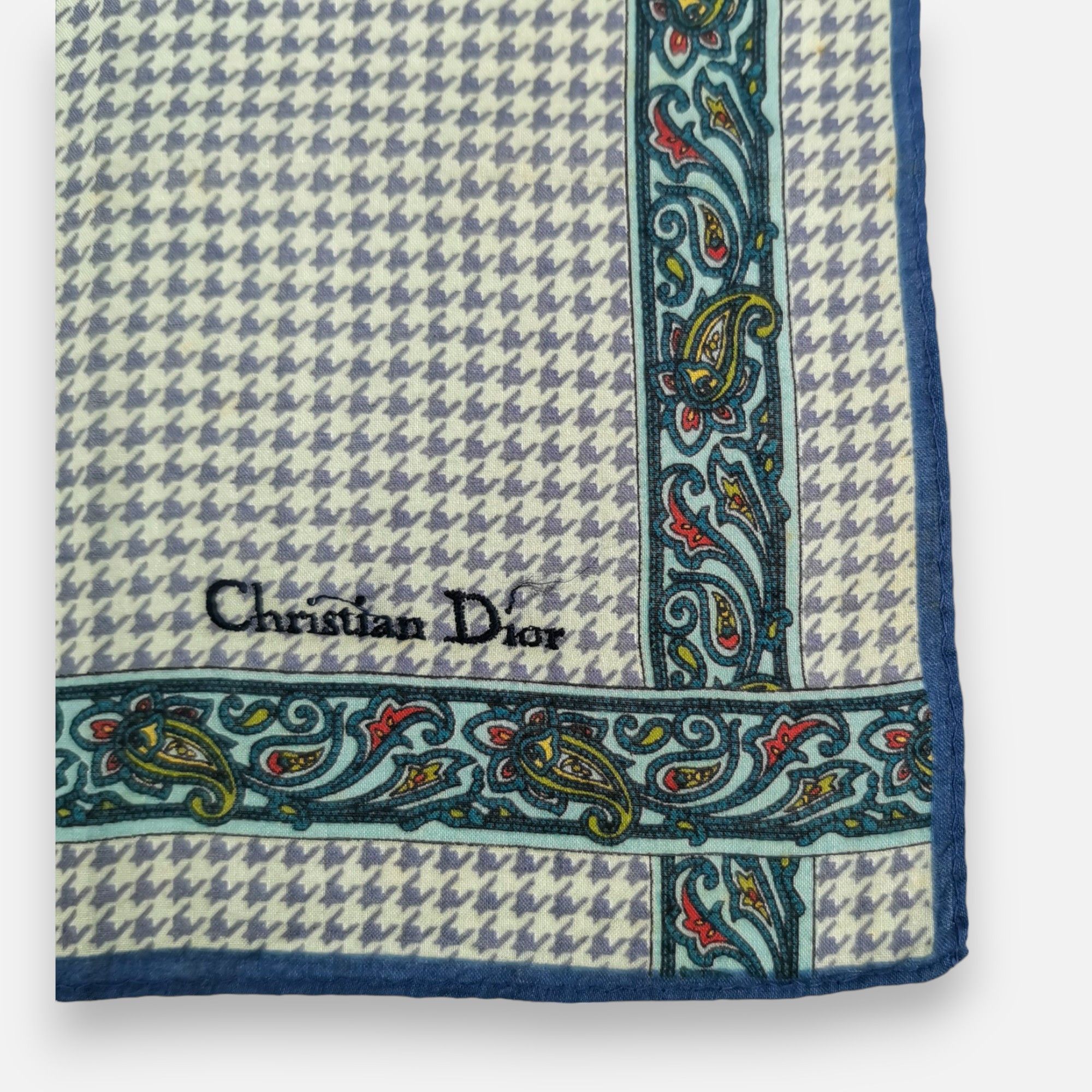 Christian Dior Monsieur × Vintage Vintage Christian DIOR Handkerchief Bandana Neckerchief Size ONE SIZE - 3 Thumbnail