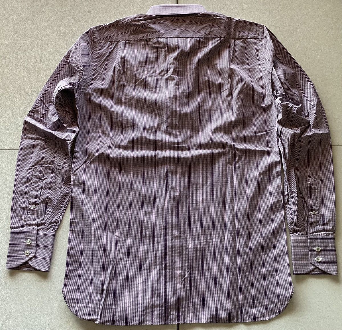 Tom Ford Tom Ford 🇮🇹 purple spread collar shirt 15.75 40e NEW Size US M / EU 48-50 / 2 - 4 Thumbnail