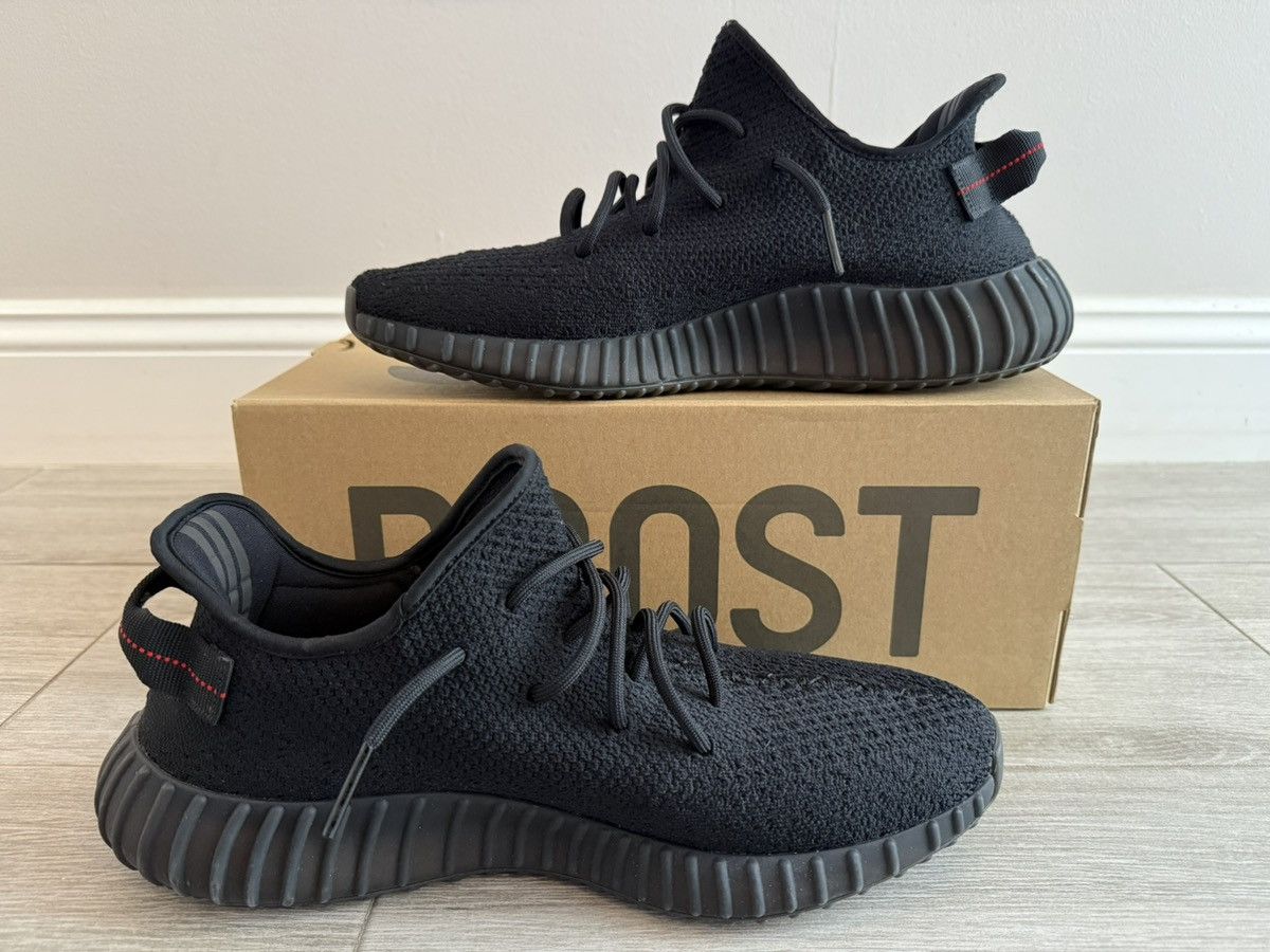 Adidas ADIDAS Yeezy Boost 350 V2 Bred CP9652 Core Black Red Size 12 Size US 12 / EU 45 - 2 Thumbnail