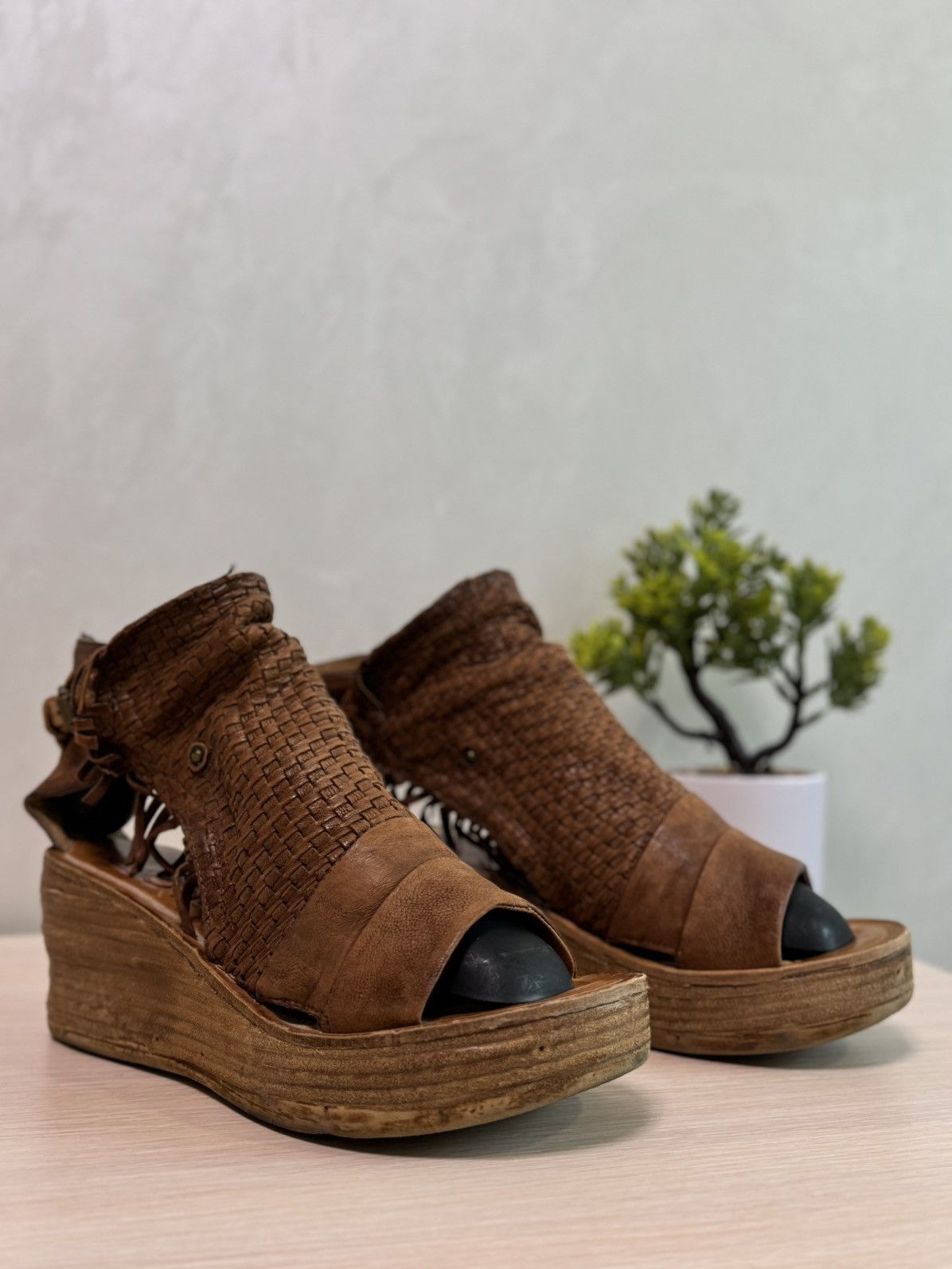 A.S.98 × Dirk Bikkembergs RARE AS 98 boots Vintage Ankle Boots Rick Owens Vibe Size US 10 / IT 40 - 2 Thumbnail
