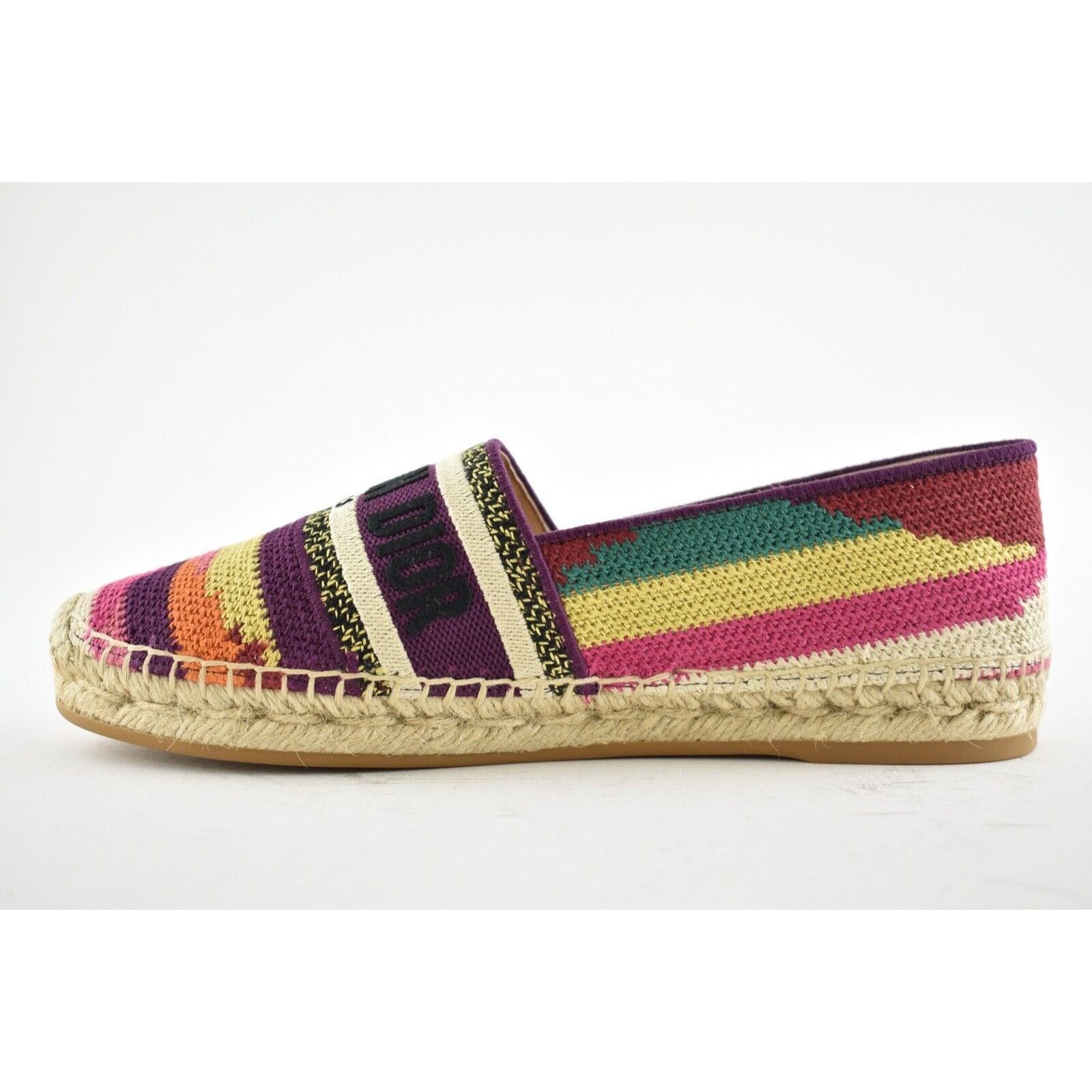 Dior Dior Granville Embroidered Multicolor Espadrille Flat 40 Size US 10 / IT 40 - 9 Thumbnail