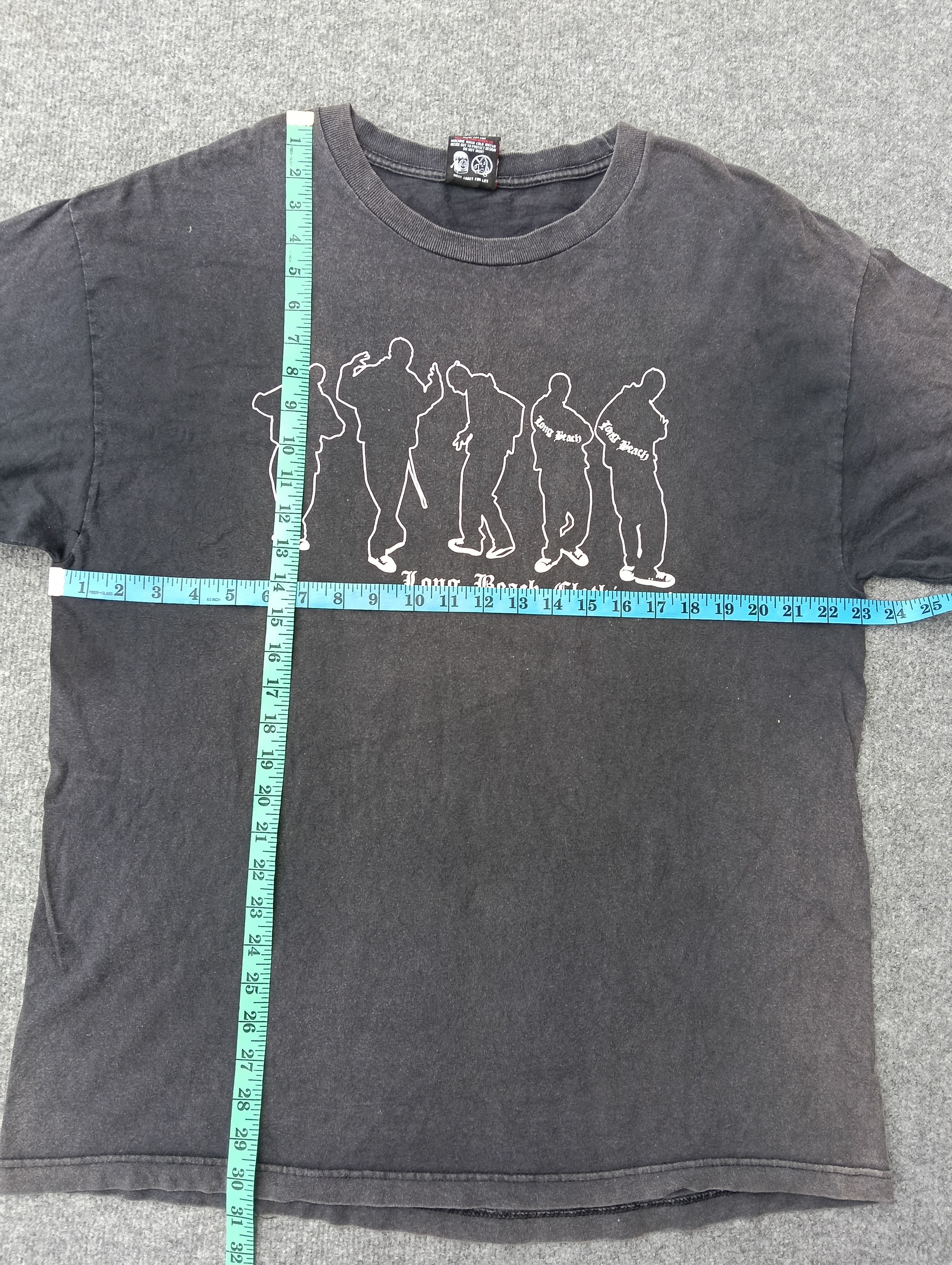Rap Tees × Vintage Long Beach California faded Tshirt. Size US XL / EU 56 / 4 - 3 Thumbnail