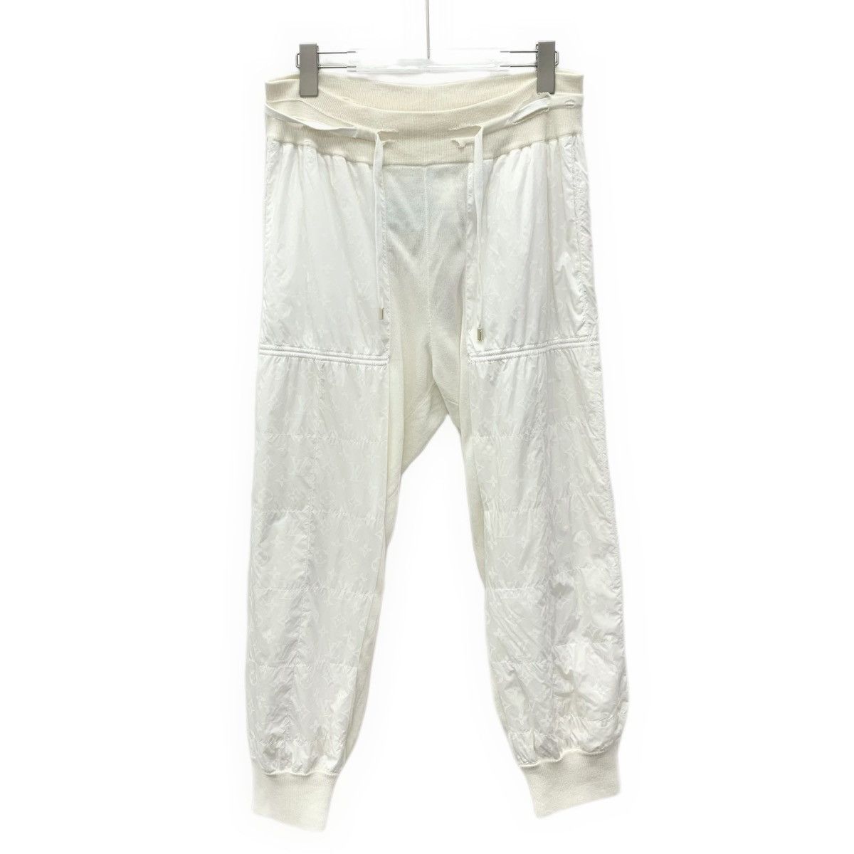 Louis Vuitton Louis Vuitton Monogram Logo Print Cuffed Sweatpants K26WX Size 25" / US 0 / IT 36 - 1 Thumbnail
