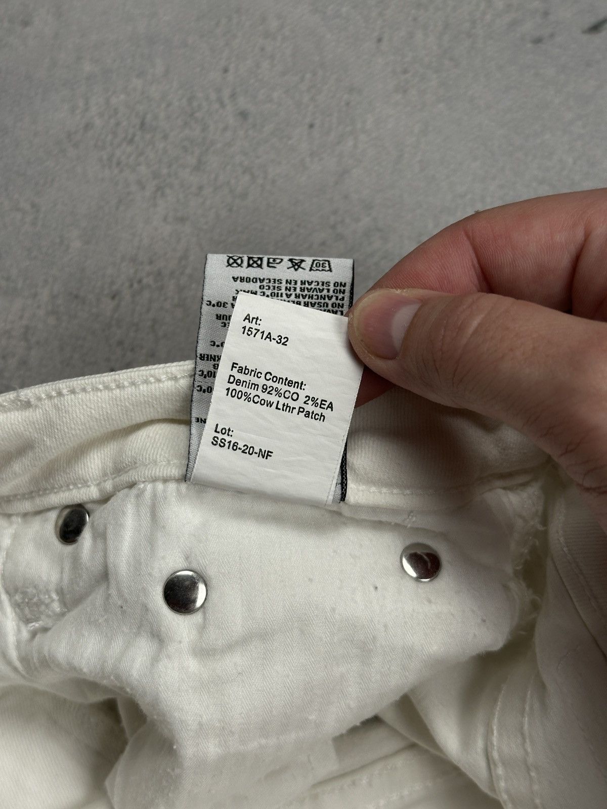 R13 R13 Alison Crop Jeans White Riot Size 28 Made in Italy Lux Size 28" / US 6 / IT 42 - 16 Thumbnail