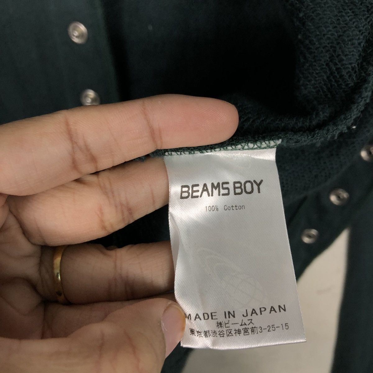 Beams Japan 📌Vintage Snap Button Cardigan Jacket Beams Boy Issey Miyake Size US M / EU 48-50 / 2 - 21 Thumbnail