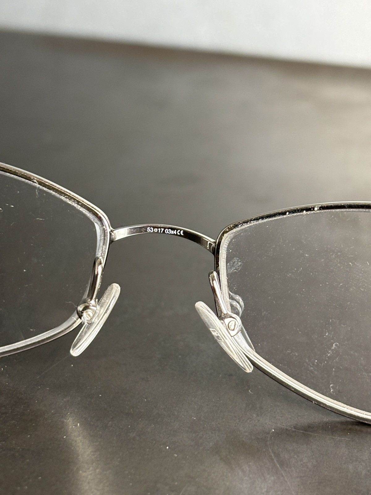 Vintage Christian Dior Glasses Metal Flower 3825 2000s 1990s