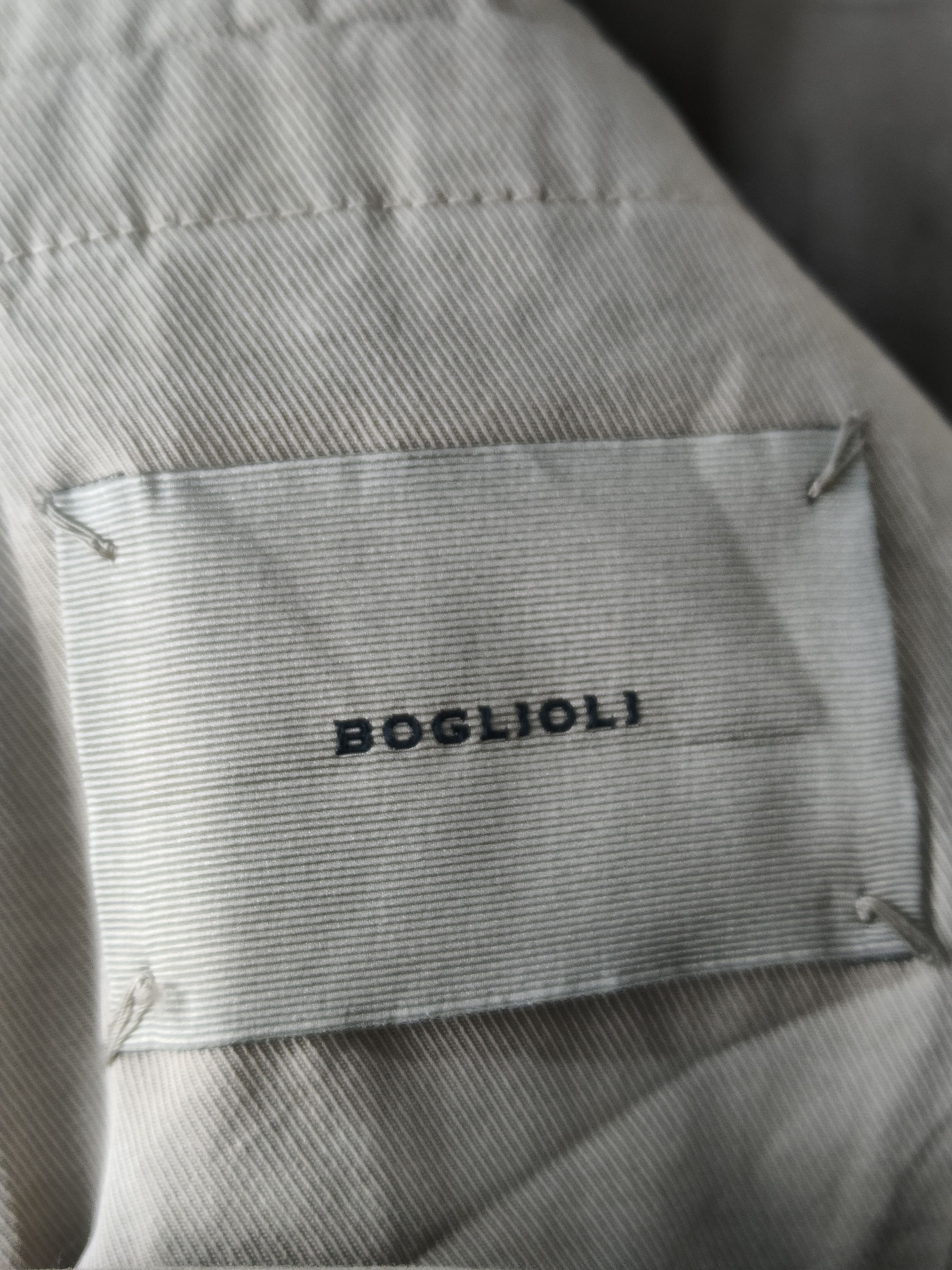 Boglioli Boglioli three-button cotton blend blazer in a light beige Size US M / EU 48-50 / 2 - 5 Thumbnail