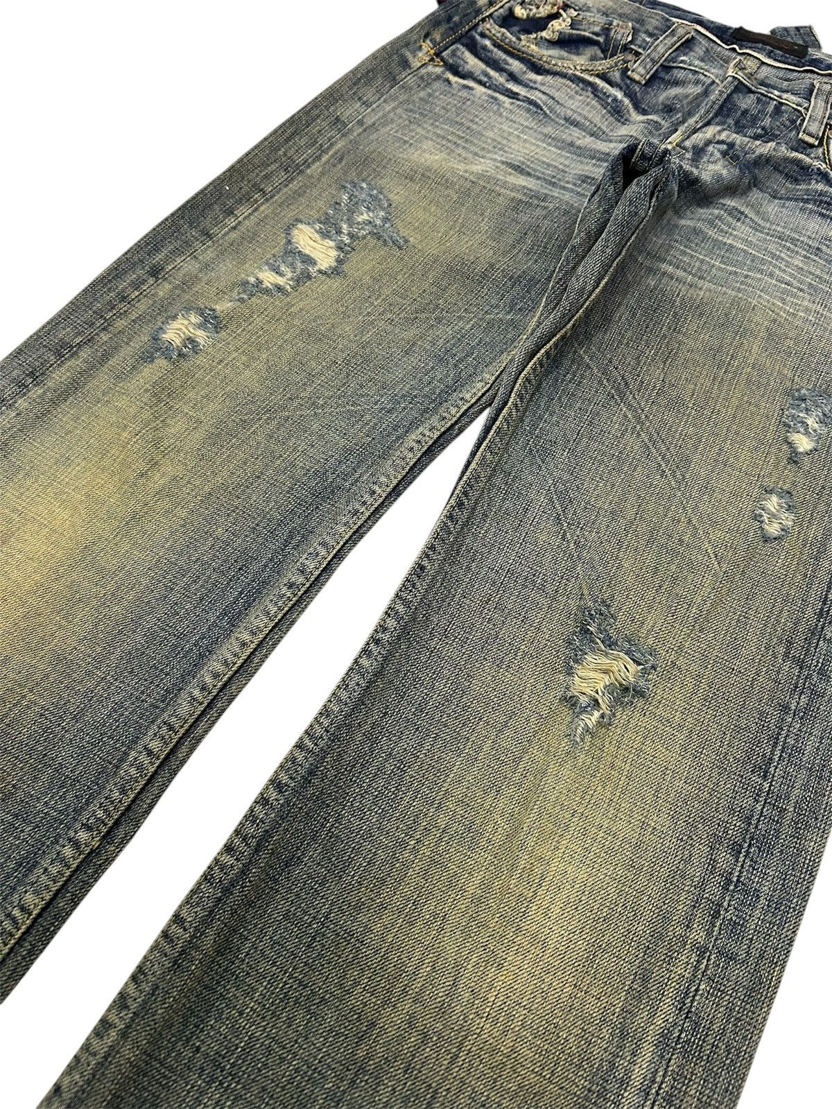 Japanese Brand Vintage Japanese Sweetcamel Distressed Selvedge Women Jeans Size US 29 - 23 Thumbnail