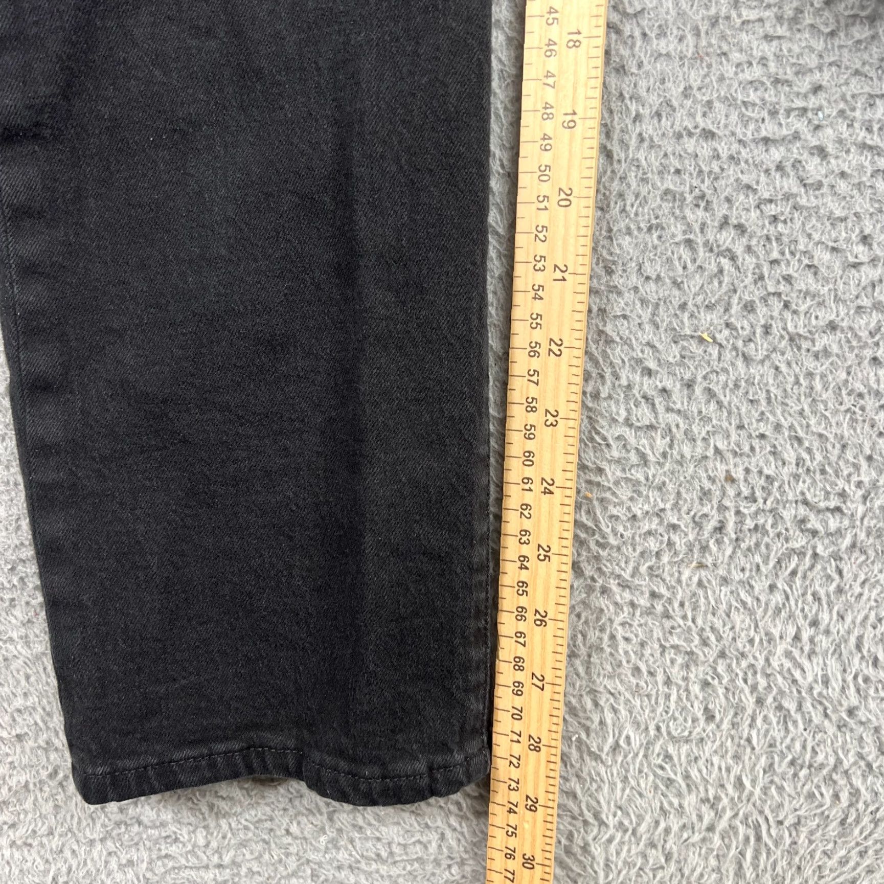 Levi's VINTAGE Levi's 501 Jeans Women Slim 32x28 Denim Black Wash Straight Jeans Girls Womens Size 24" / US 00 / IT 34 - 3 Thumbnail