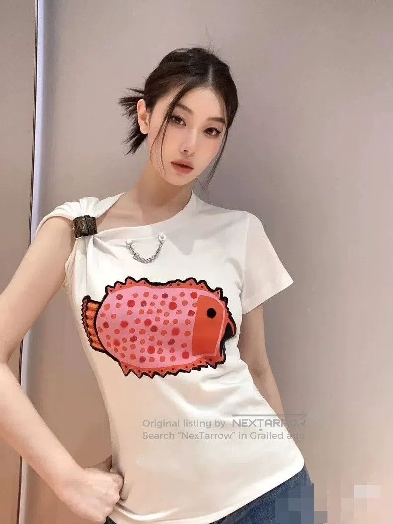 Louis Vuitton Louis Vuitton Yayoi Kusama Co-branded T-shirt Size S / US 4 / IT 40 - 3 Thumbnail
