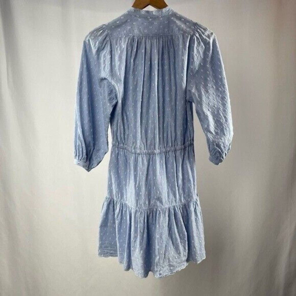 Joie Joie Adel Shirt Dress Swiss Dot Cornflower Blue Size Small Size S / US 4 / IT 40 - 3 Thumbnail