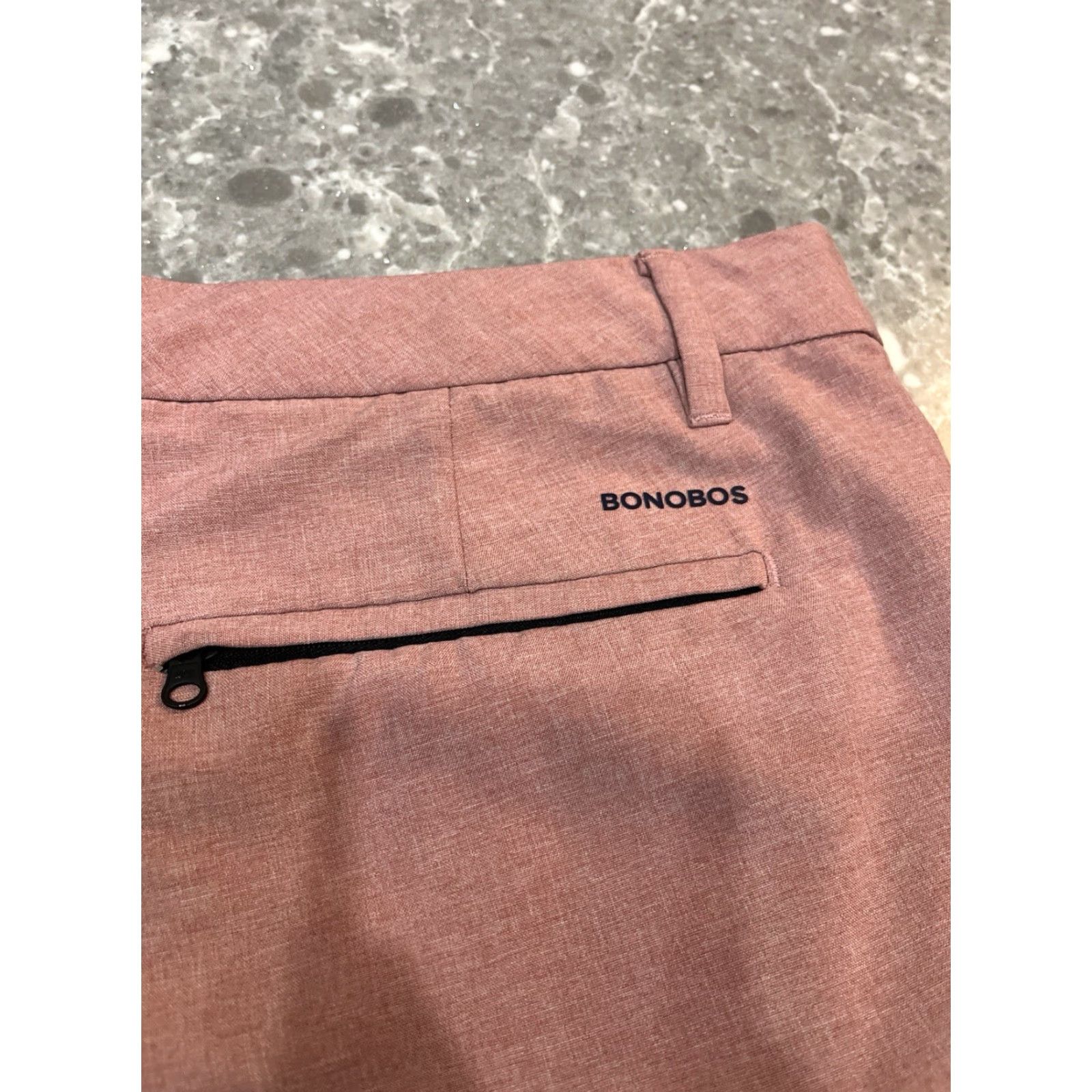 Bonobos Bonobos Golf Shorts Mens 38 10” Inseam Pink Performance Tech Active Chino Preppy Size US 38 / EU 54 - 5 Thumbnail