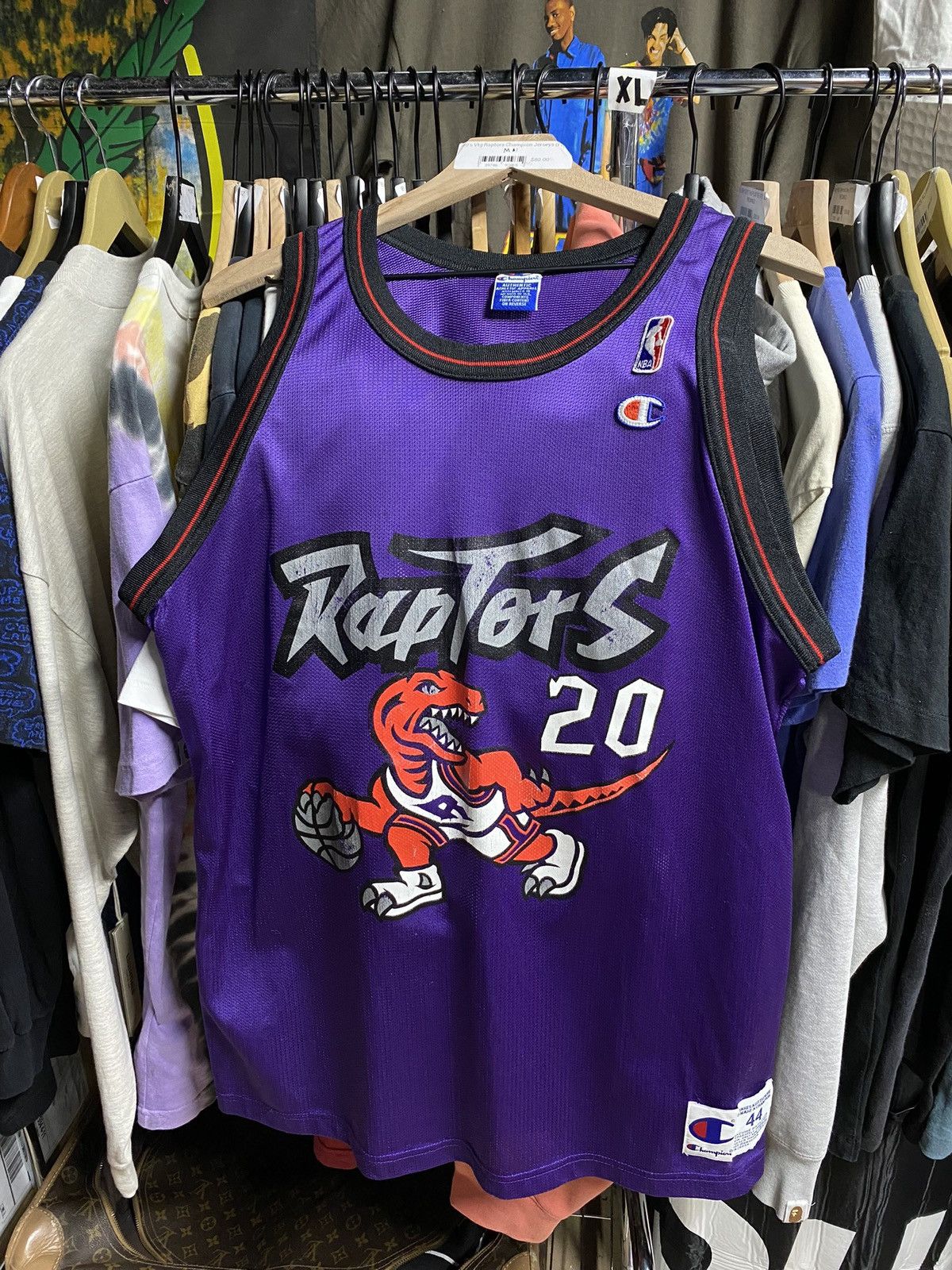 NBA Vintage 90’s NBA Toronto Raptors Adult Size Medium Size US M / EU 48-50 / 2 - 7 Thumbnail