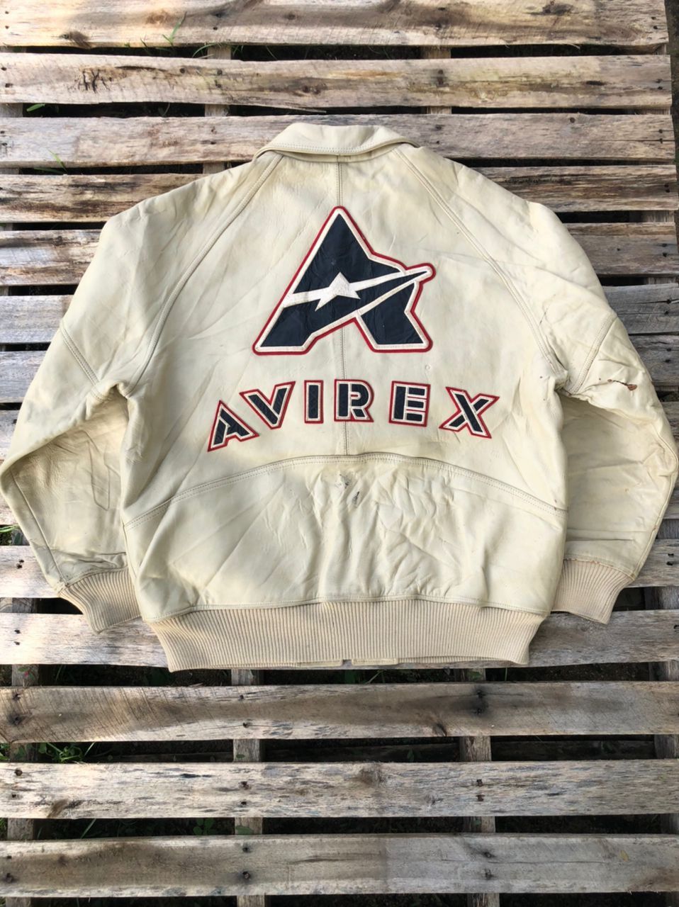 Avirex × Vintage Vintage Avirex Spirit Of American Varsity Leather Jacket Size US XL / EU 56 / 4 - 3 Thumbnail